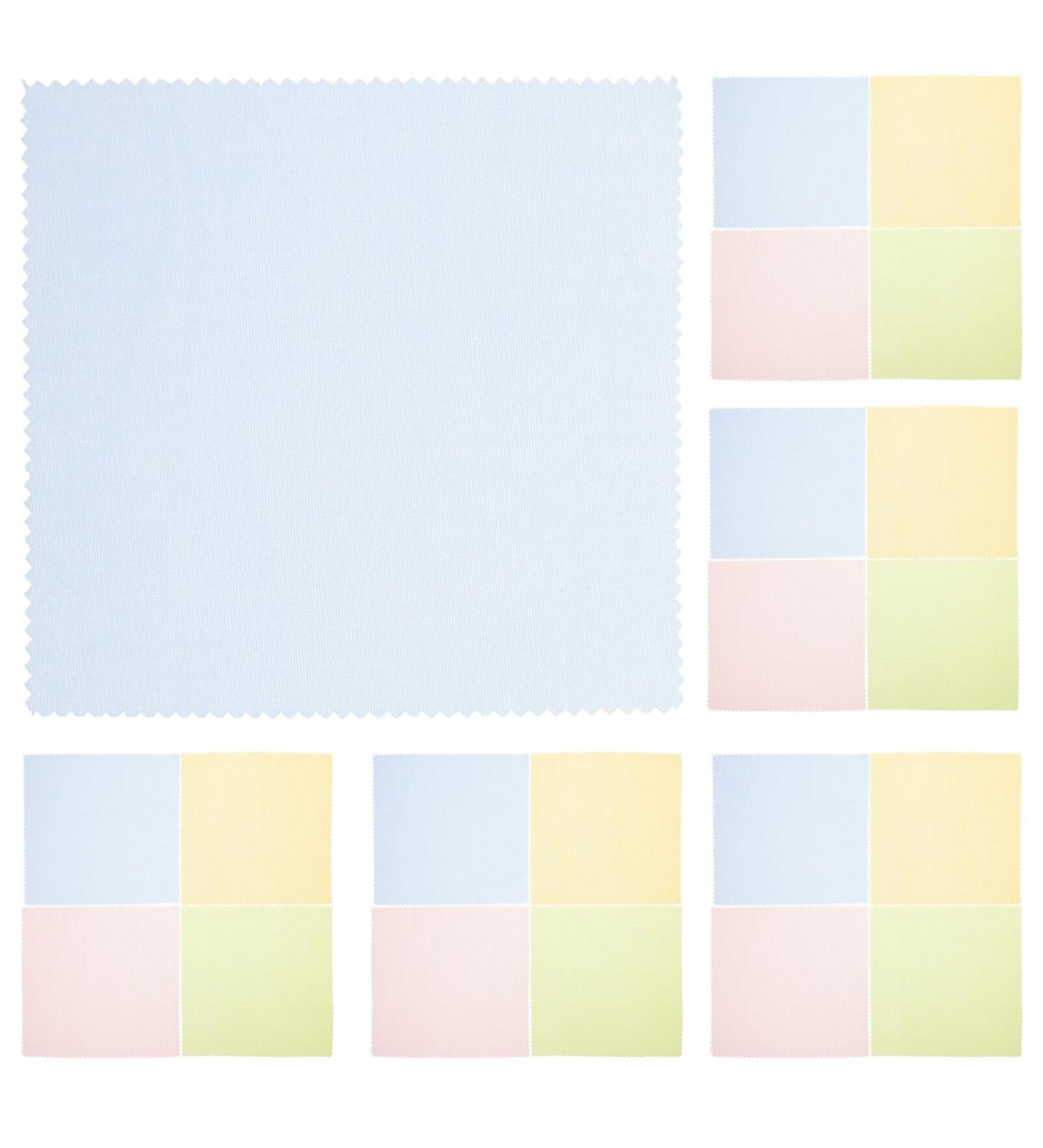 100pcs Eyeglass Cleaner Cloths - Microfiber Maintenance Cloths for Lenses & Glasses | Premium Cleaning Wipes for Optics - Buy Online on GoSupps.com