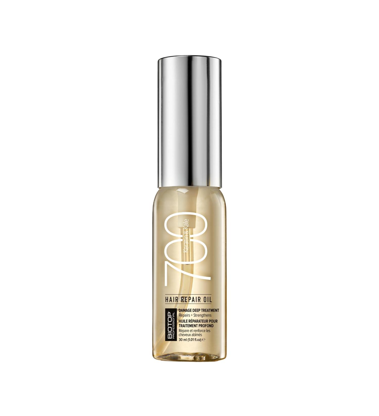 Biotop Professional Keratin + Kale Hair Repair Oil | Best Treatment for Damaged Hair - 1.01 Fl Oz - Buy Online on GoSupps.com