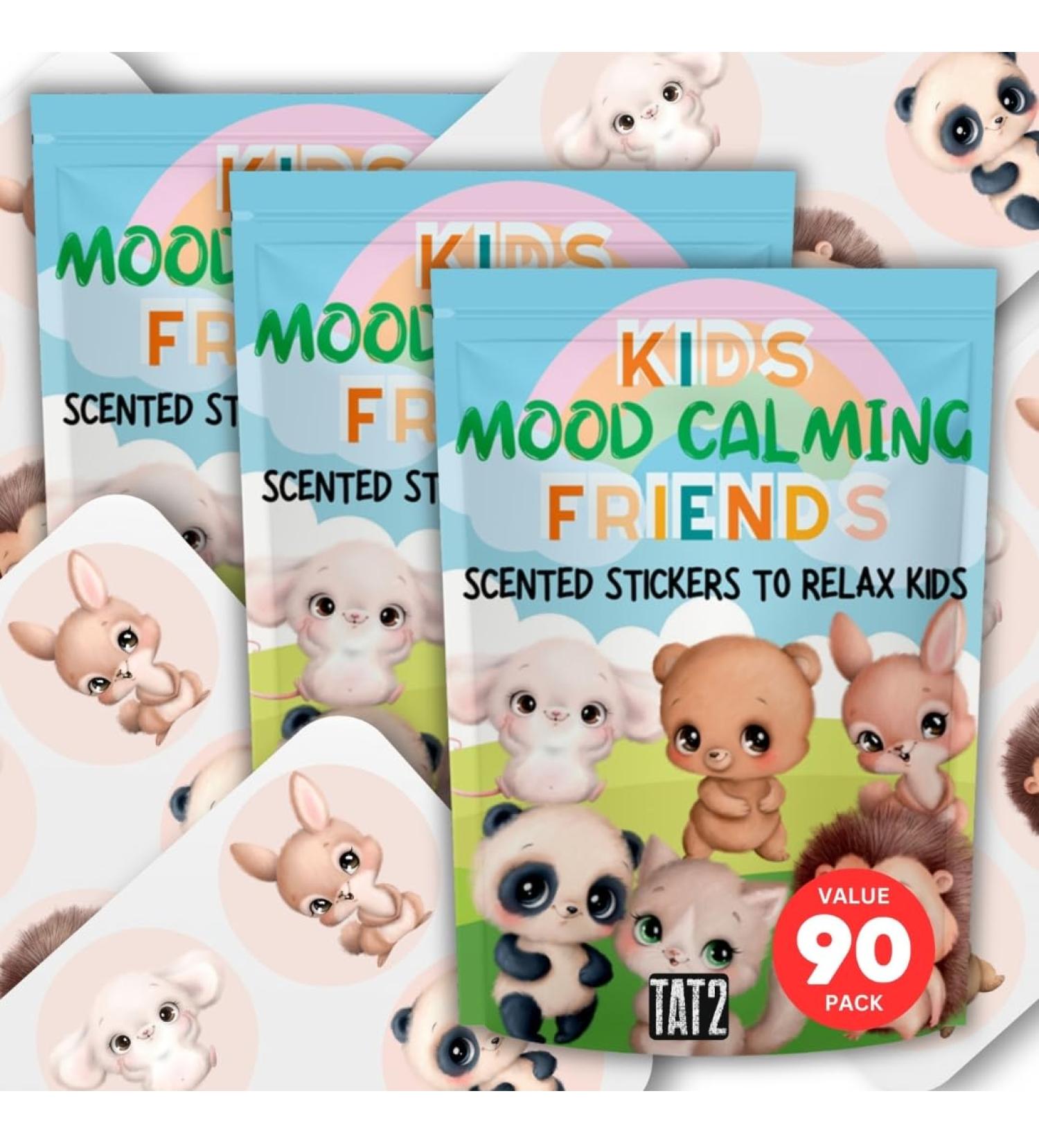 Mood Calming Stickers for Kids/Adults (90 Pack) All Natural Patches Chemical and Drug Free Mood Support for Relaxation - Buy Online on GoSupps.com