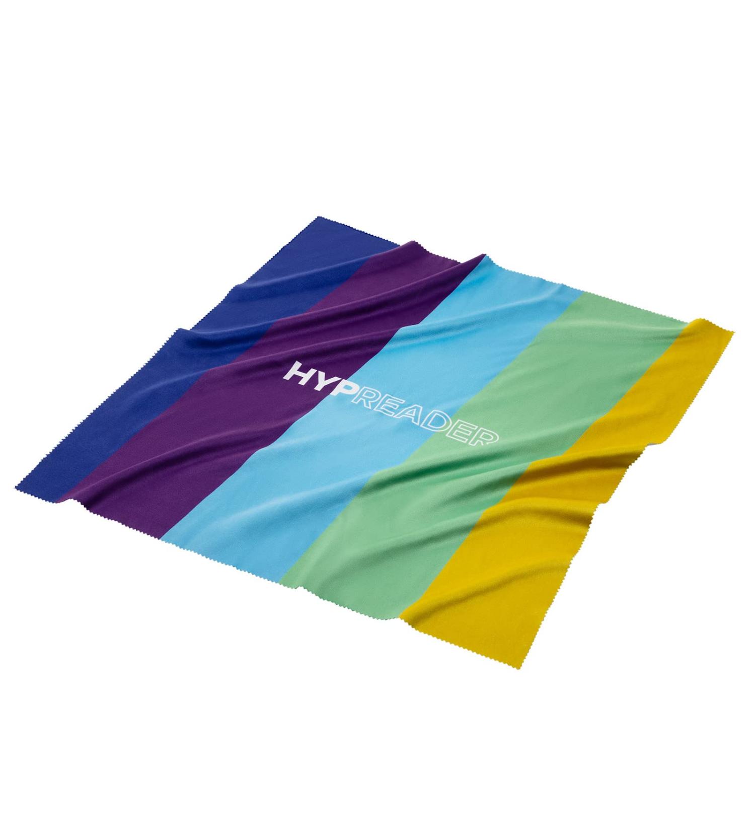 Highly sealed hypreader microfiber cleaning cloth optimal size - with 40x40 cm particularly suitable as a cleaning cloth for glasses or electronic displays (cell phone laptop tablet & co ...)