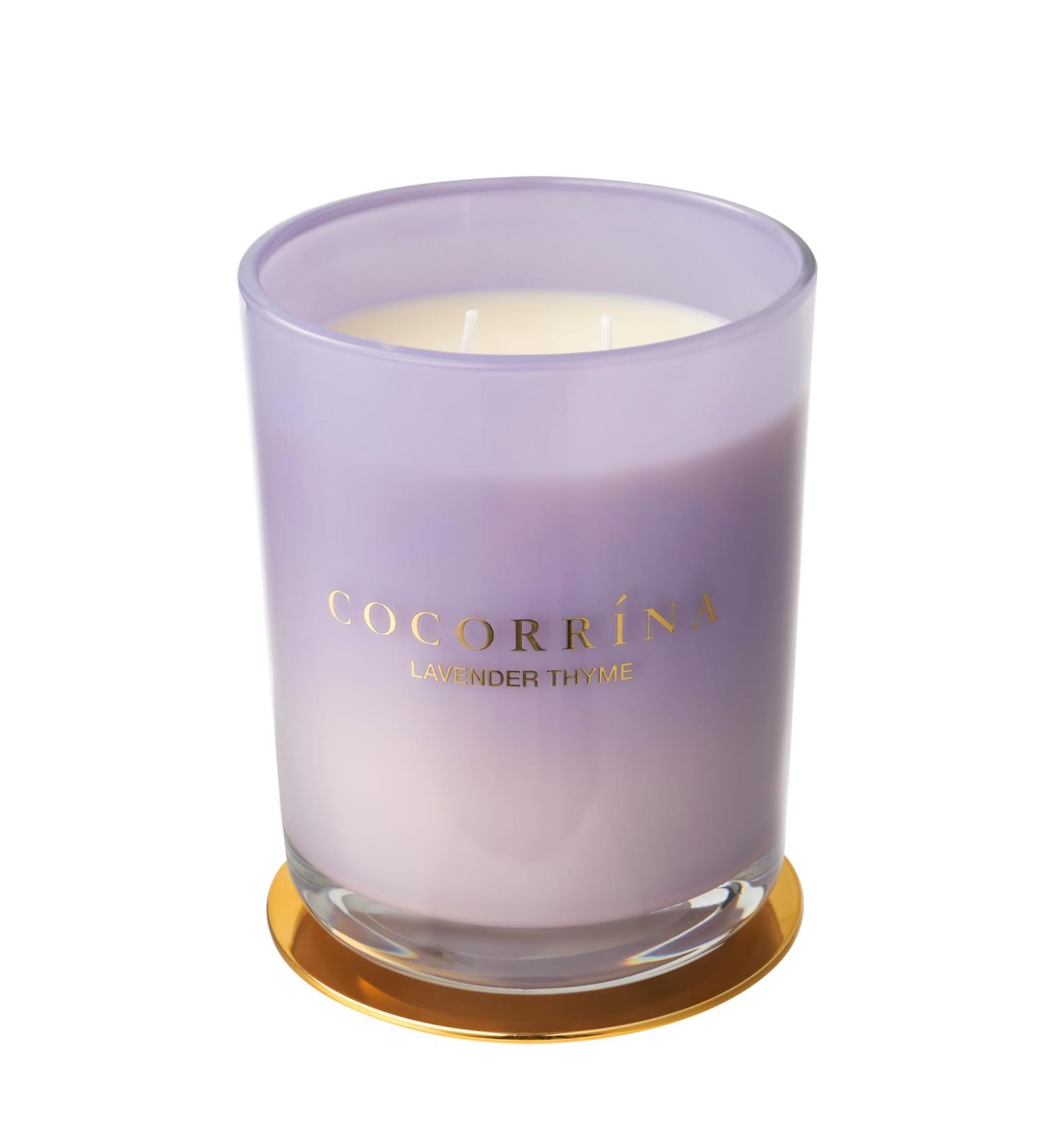 Cocorr na Lavender Thyme Candle | 420g Natural Soy | 46 Hour Burn | Perfect Christmas Gift - Buy Online on GoSupps.com