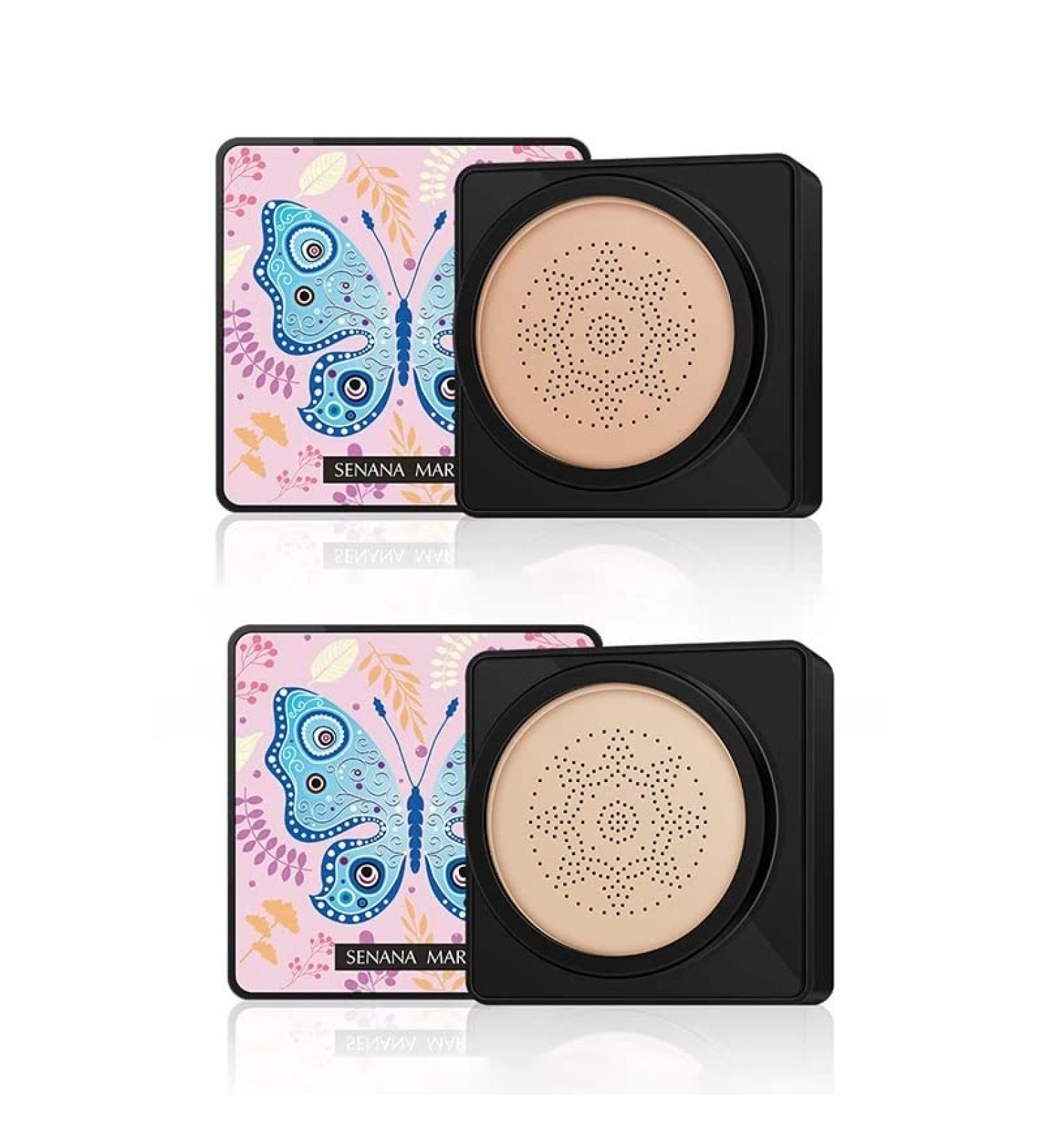 Air Cushion CC Cream Mushroom Head - Waterproof Matte BB Foundation & Concealer | Long Lasting Bright Face Makeup (1# Natural) - International Shipping - Buy Online on GoSupps.com