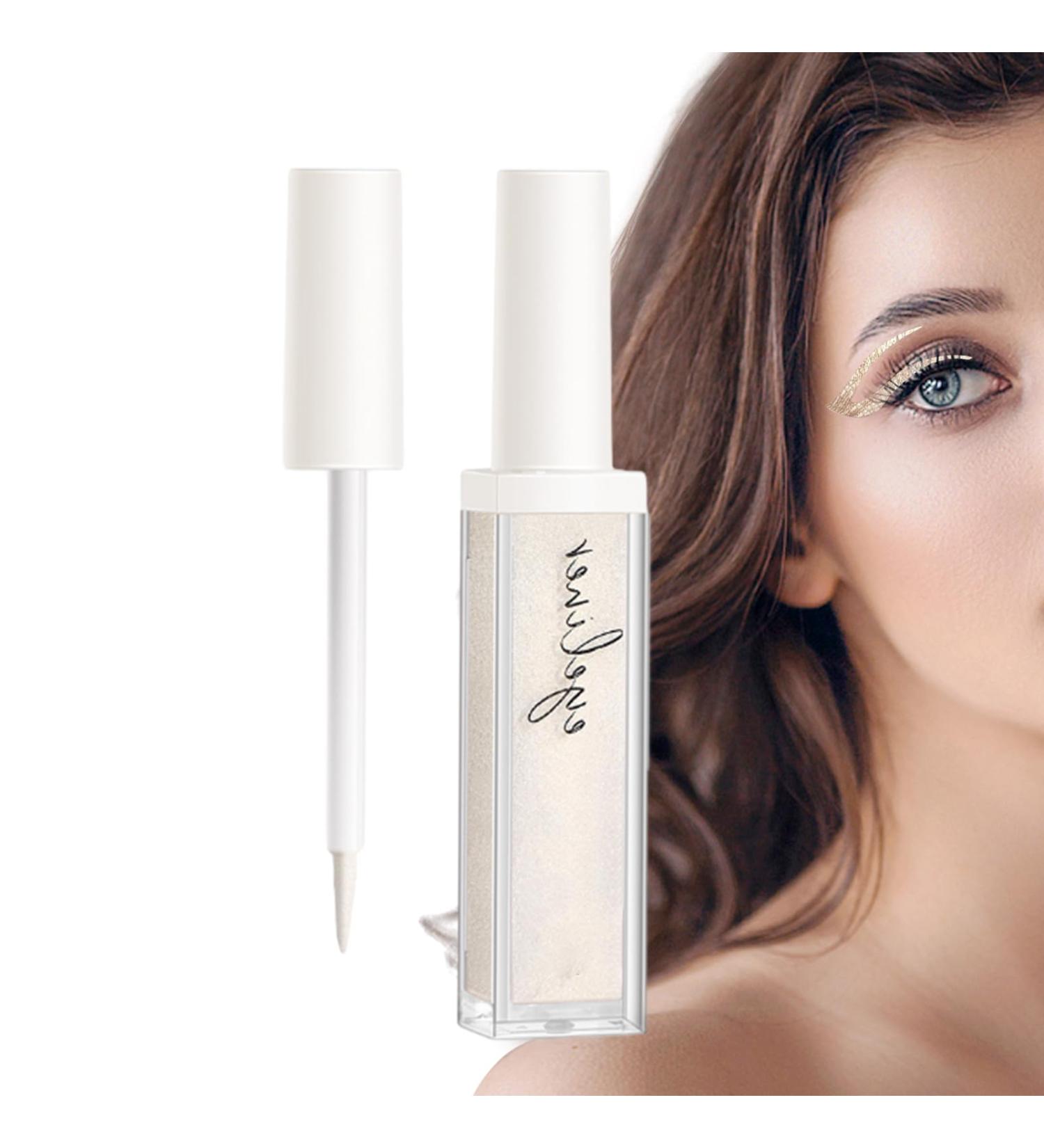  bellv Colorful Eyeliner - Shimmer Eyeshadow Waterproof Colored Pearl Eyeliner Quick Dry Colorful Eyeshadow Glitter Cosmetics for Women and Girls Makeup Bellv - Buy Online on GoSupps.com