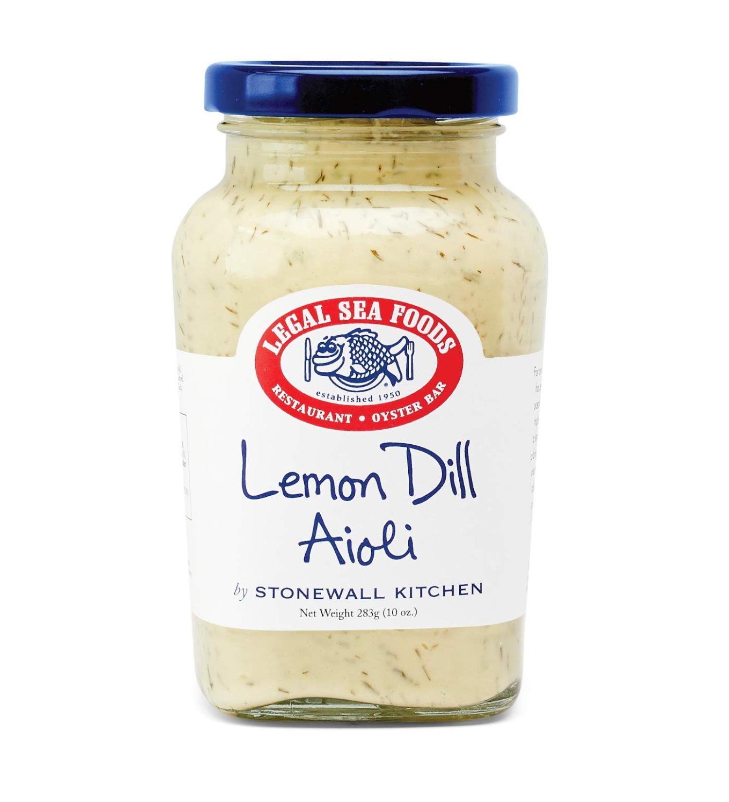 Legal Sea Foods Lemon Dill Aioli 10 oz - Gourmet Condiment for Seafood Lovers - Buy Online on GoSupps.com