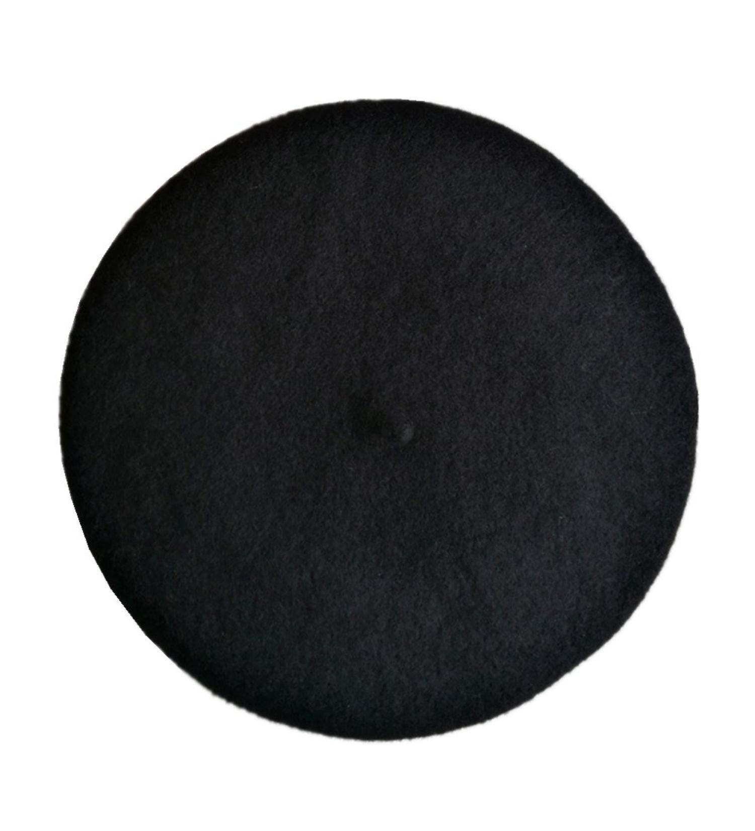 JOYHY Kids Classic French Style Beret Beanie Hat in Black - Unisex Kids Solid Color Hat - Buy Online on GoSupps.com