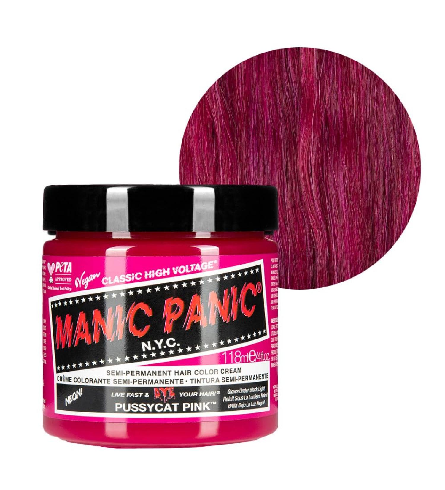Manic Panic Classic High Voltage Hair Dye (Pussycat Pink)