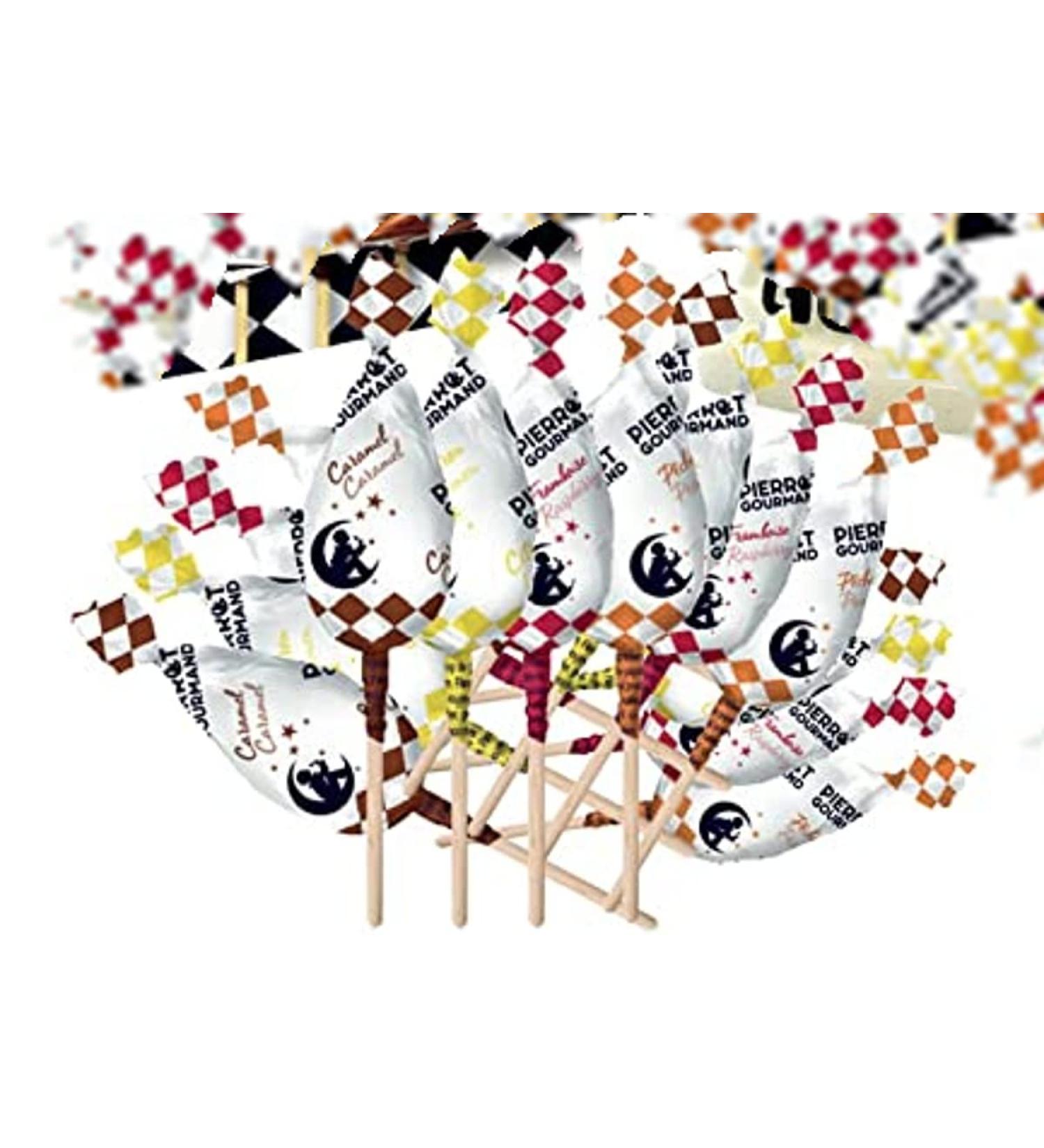 Refill of 100 Assorted Lance Lollipops Caramel & Fruit Flavors