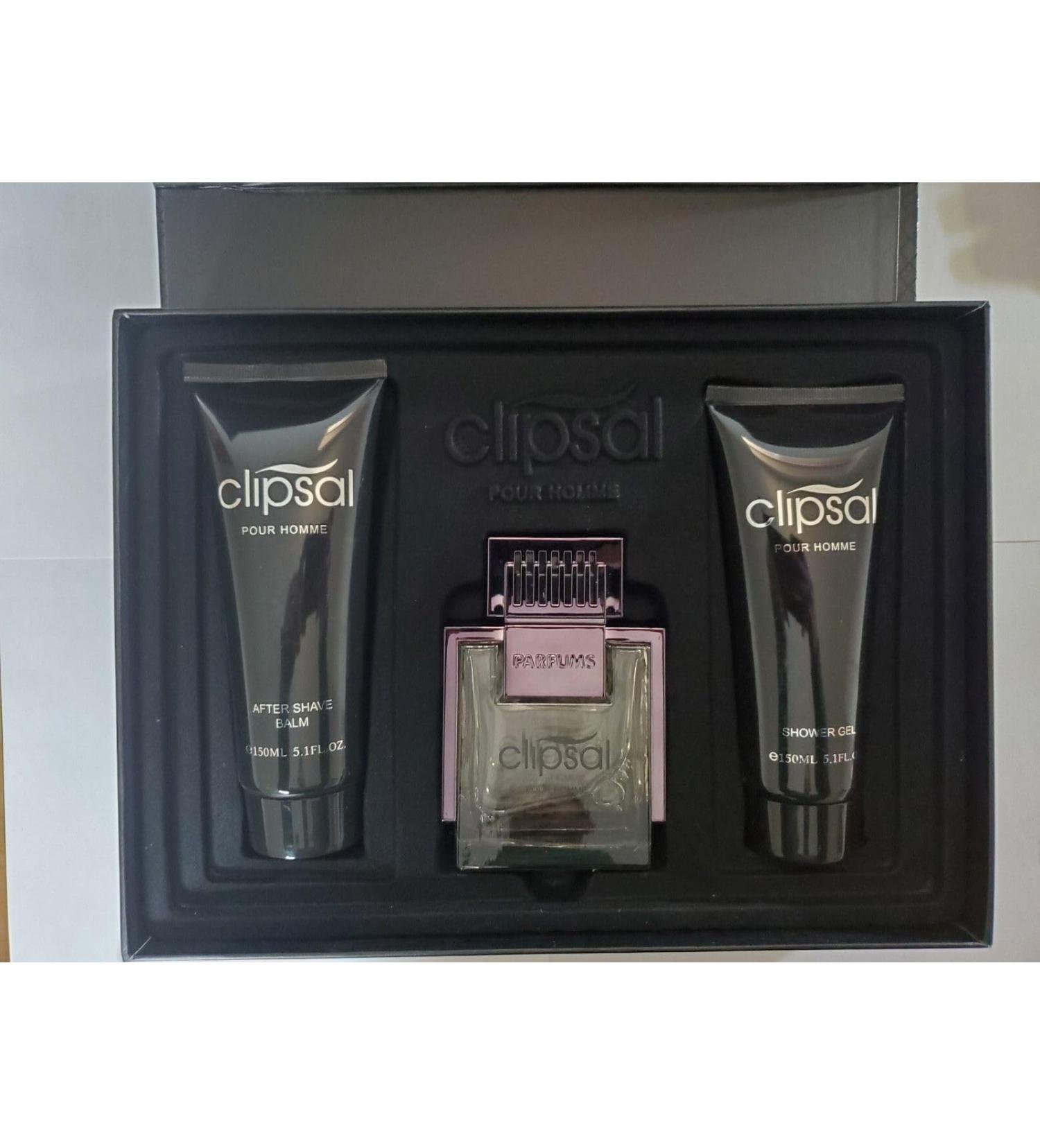 Clipsal Pour Homme 3 Piece Set (EDT 3.4 oz After Shave 5.1 oz&Shower Gel 5.1 oz)