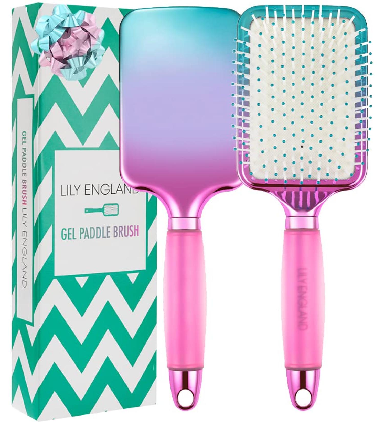 Unicorn & Mermaid Hair Brush | Paddle Detangling Brush for Women by Lily England - Buy Online on GoSupps.com
