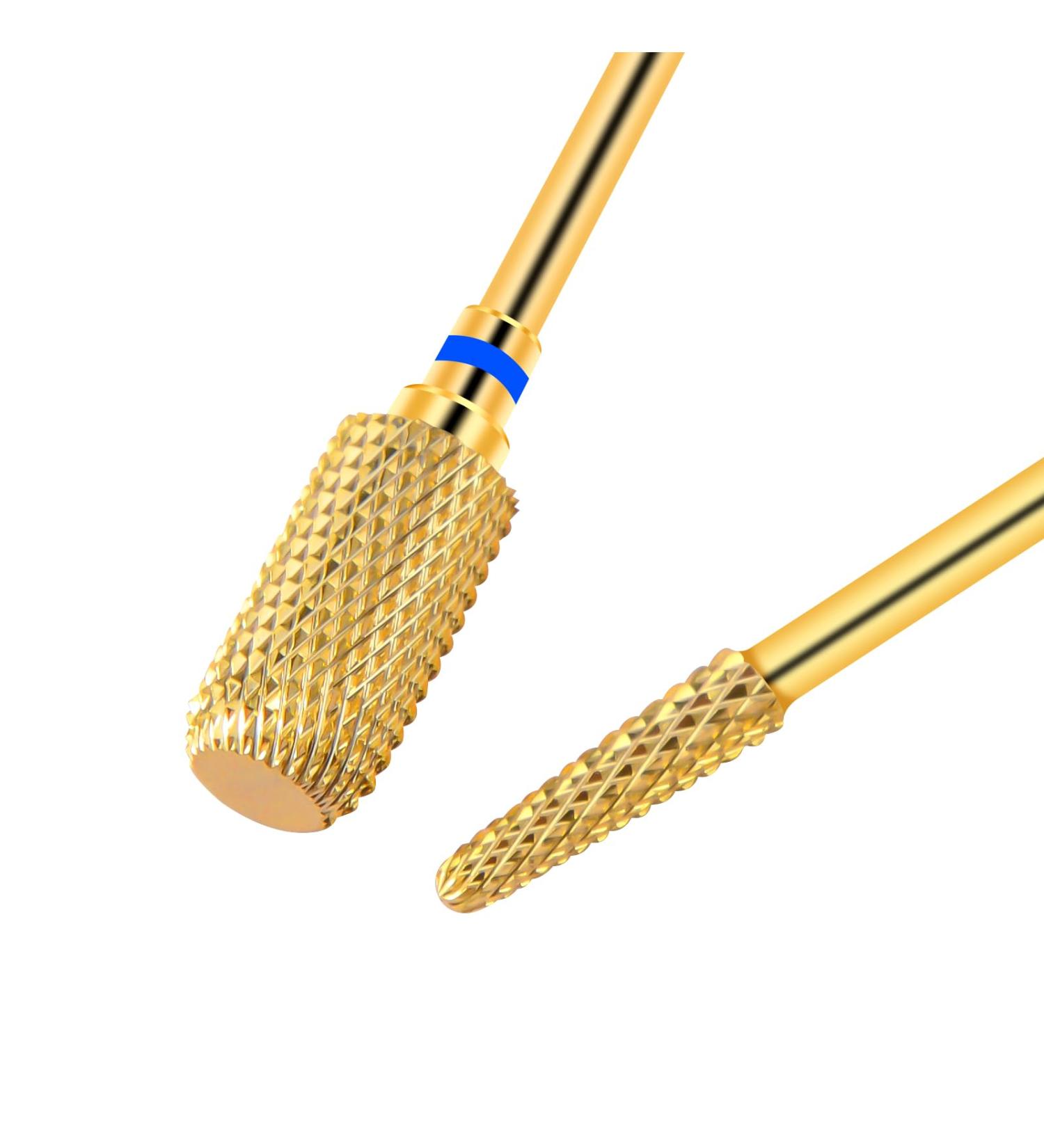 CGBE Nail Miller Attachments - 2 Pcs Wolfram Carbide Bits for Gel & Acrylic Nail Removal - Medium Grain - 3/32 Inch Milling Bits for Manicure & Pedicure - Cylinder & Umbrella Form - Buy Online on GoSupps.com