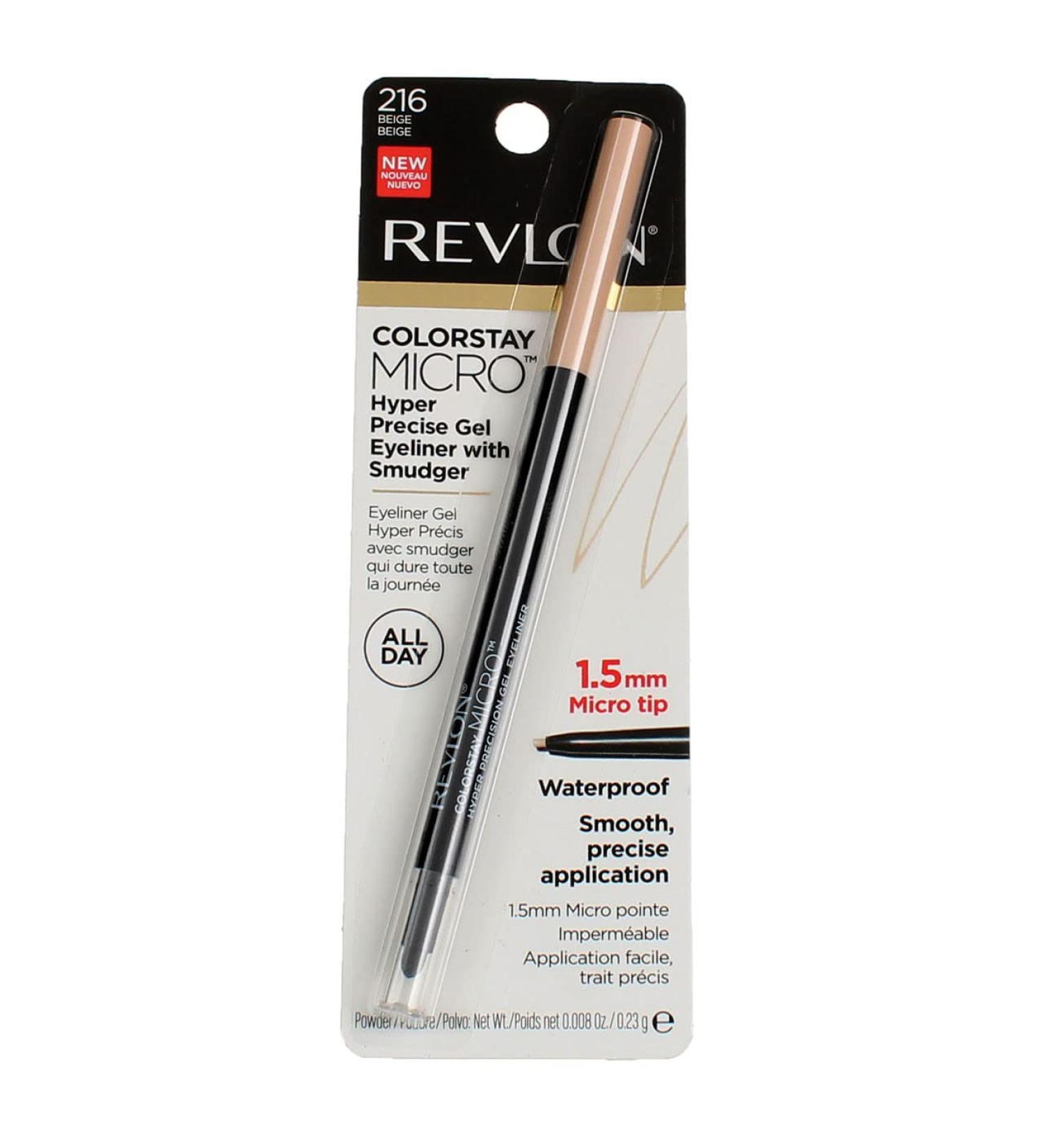 Revlon Colorstay Micro Hyper Precision Gel Eyeliner Waterproof Long-Lasting Beige 0.009 oz - Buy Online on GoSupps.com