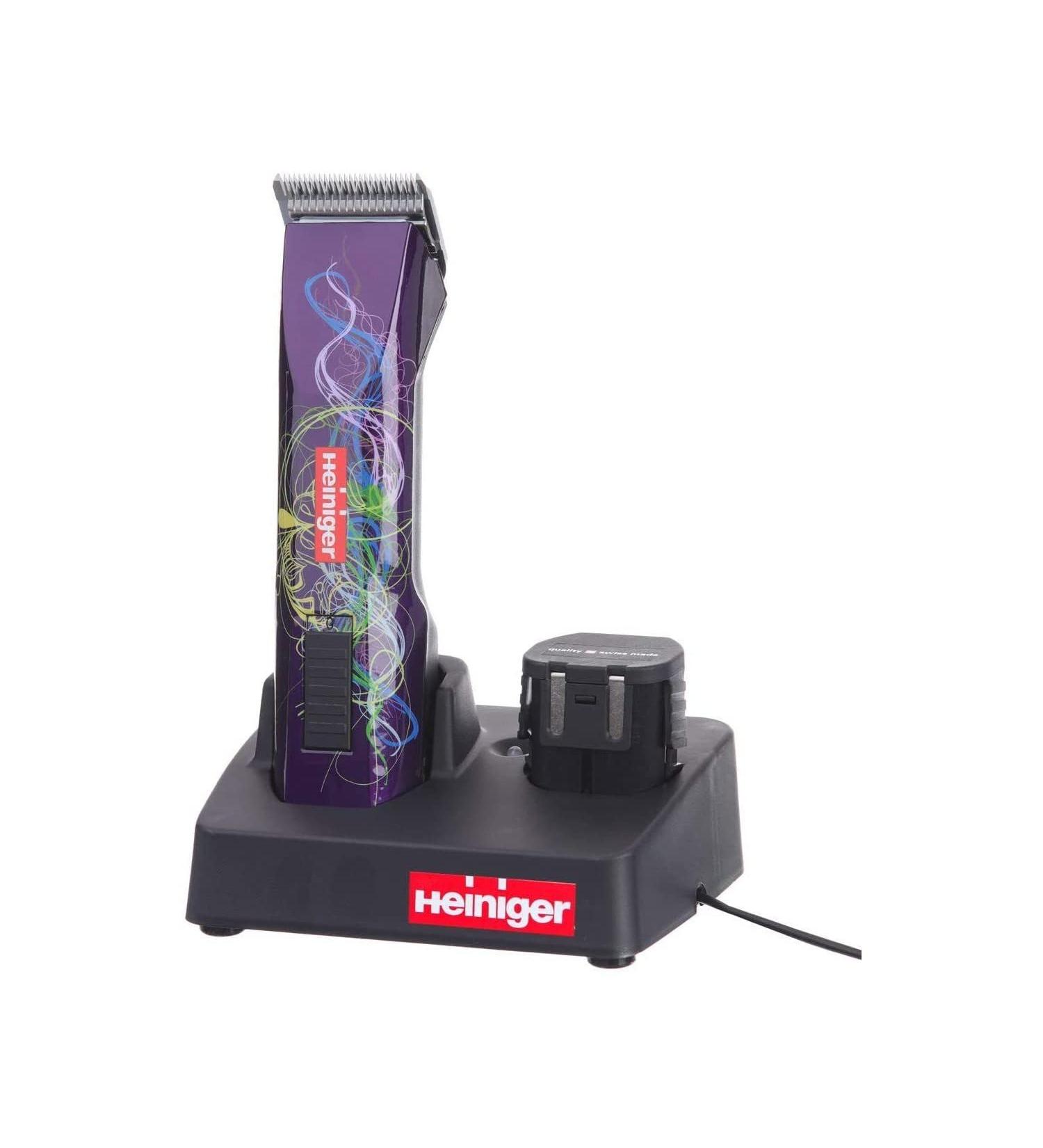 Heiniger Saphir Style Purple Cordless C/W 10 Blade Purple UK Plug - Buy Online on GoSupps.com