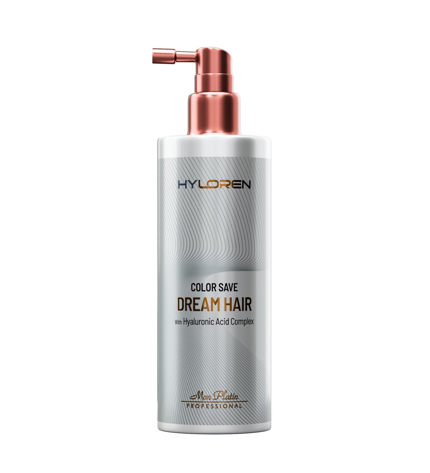 Hyloren Dream Blow Dry Hair Spray Heat Protection for Colored/Dry Hair - Color Save Formula Humidity Resistant Smooth Uniform Hair Locks in Moisture High Gloss Shine - 250ML - Buy Online on GoSupps.com