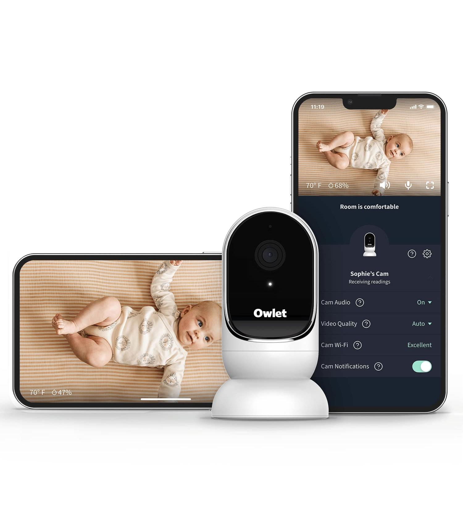 Owlet Cam Smart Baby Monitor - HD Video with Wide Angle Lens, Audio, WiFi, Motion Notifications, Night Vision, 2-Way Talk - Buy Online on GoSupps.com