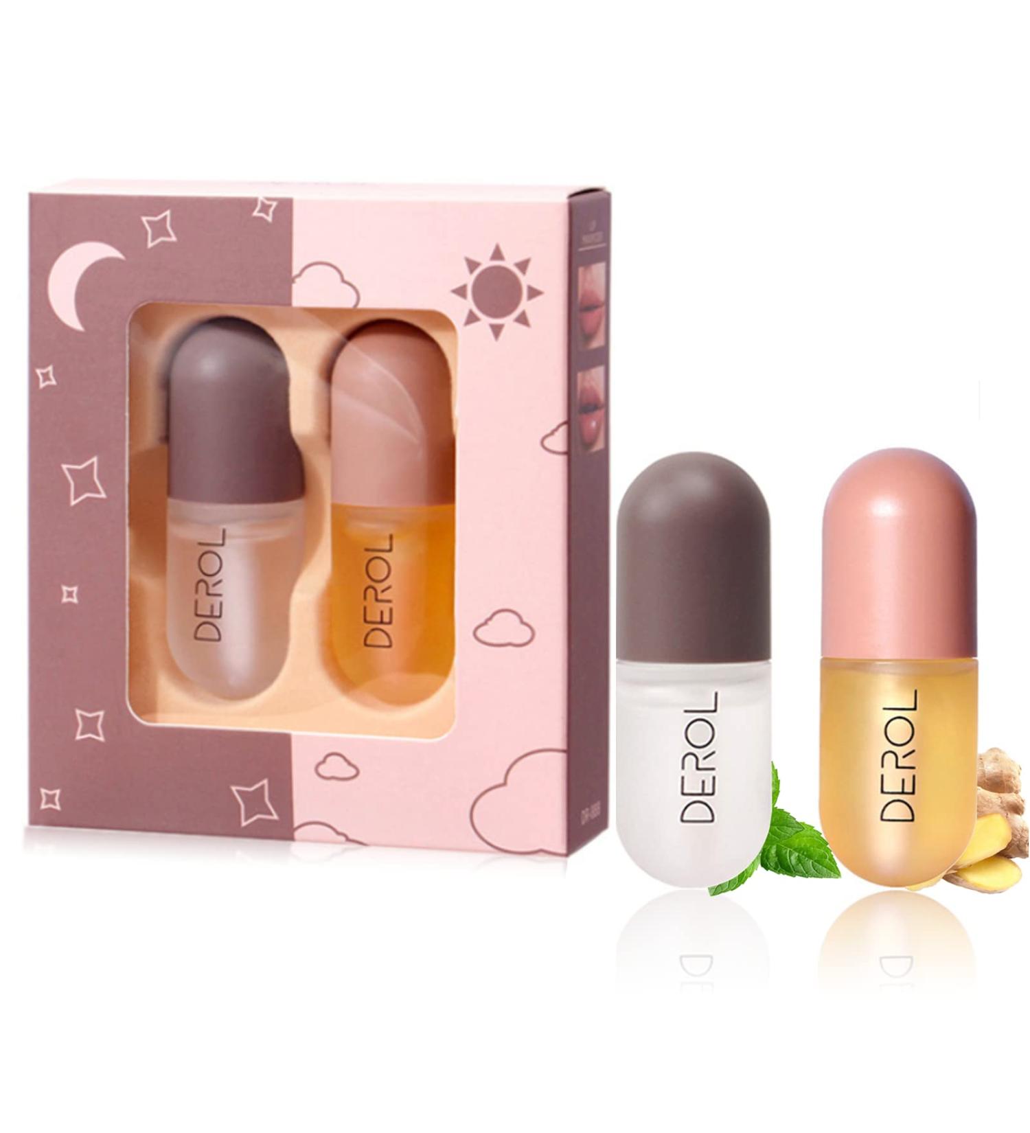 Rosarden Lip Plumper Serum - Natural Lip Enhancer for Fuller, Moisturized Lips | Lip Plumping Gloss for Day and Night Care - Buy Online on GoSupps.com