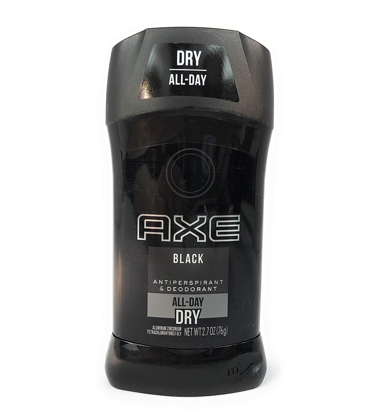 AXE Black Antiperspirant Deodorant Stick 2.7 Oz - Pack of 2 - Buy Online on GoSupps.com