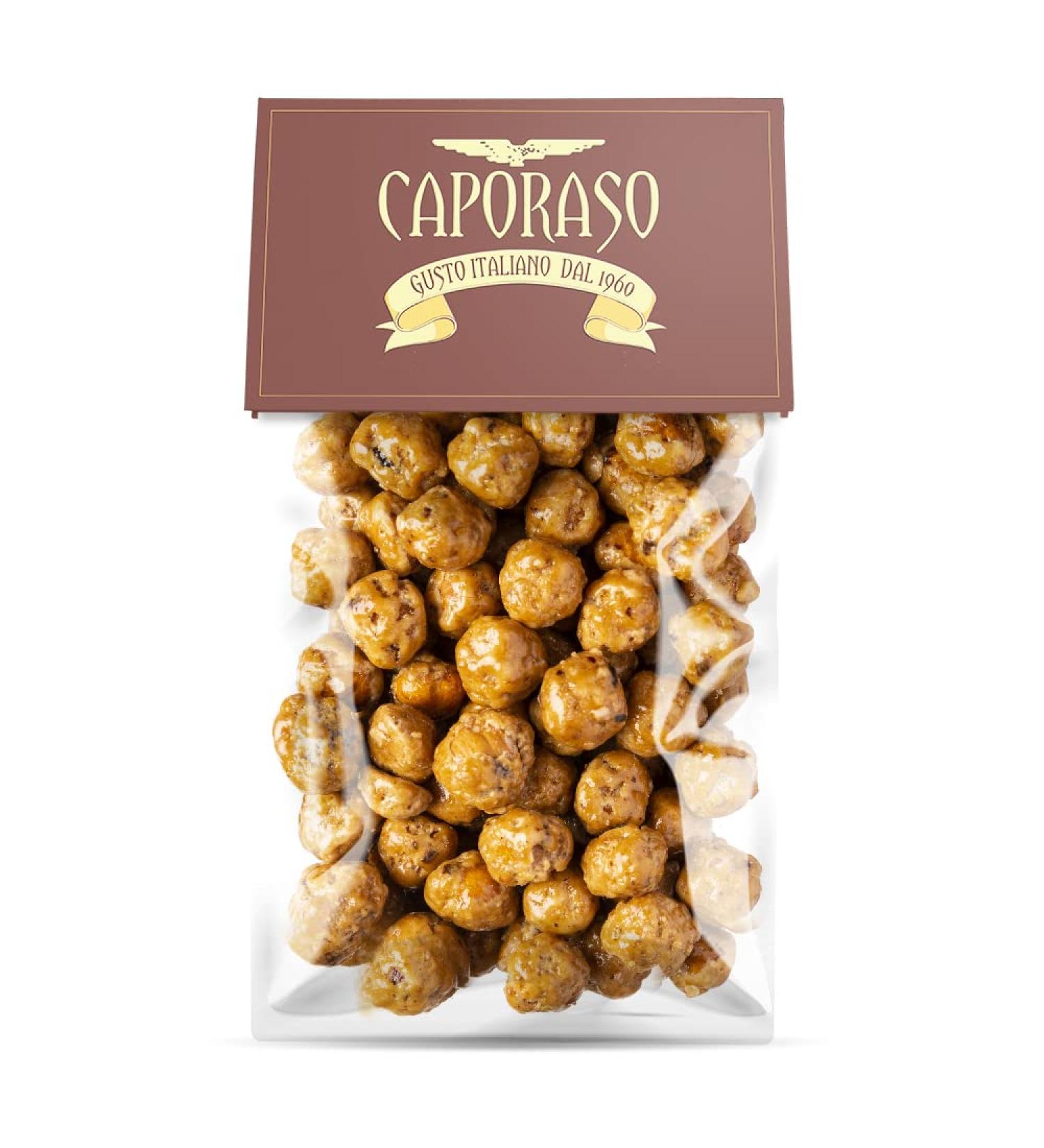  Caporaso dal 1960 Hazelnuts praline dried fruit sweet natural (200g) - Buy Online on GoSupps.com