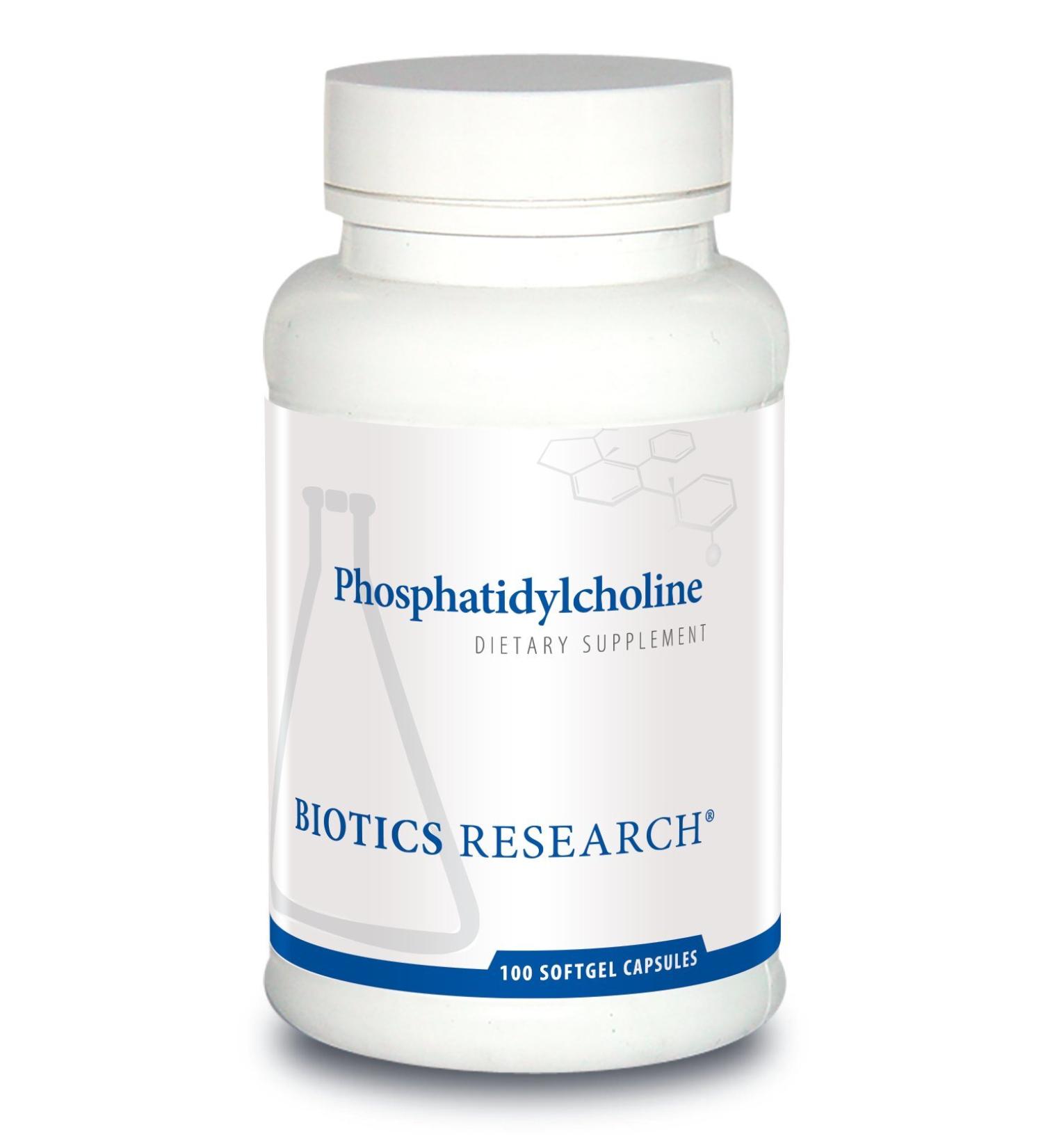 Biotics Research Phosphatidylcholine - Liver Health & Antioxidant Support - 100caps - Buy Online on GoSupps.com