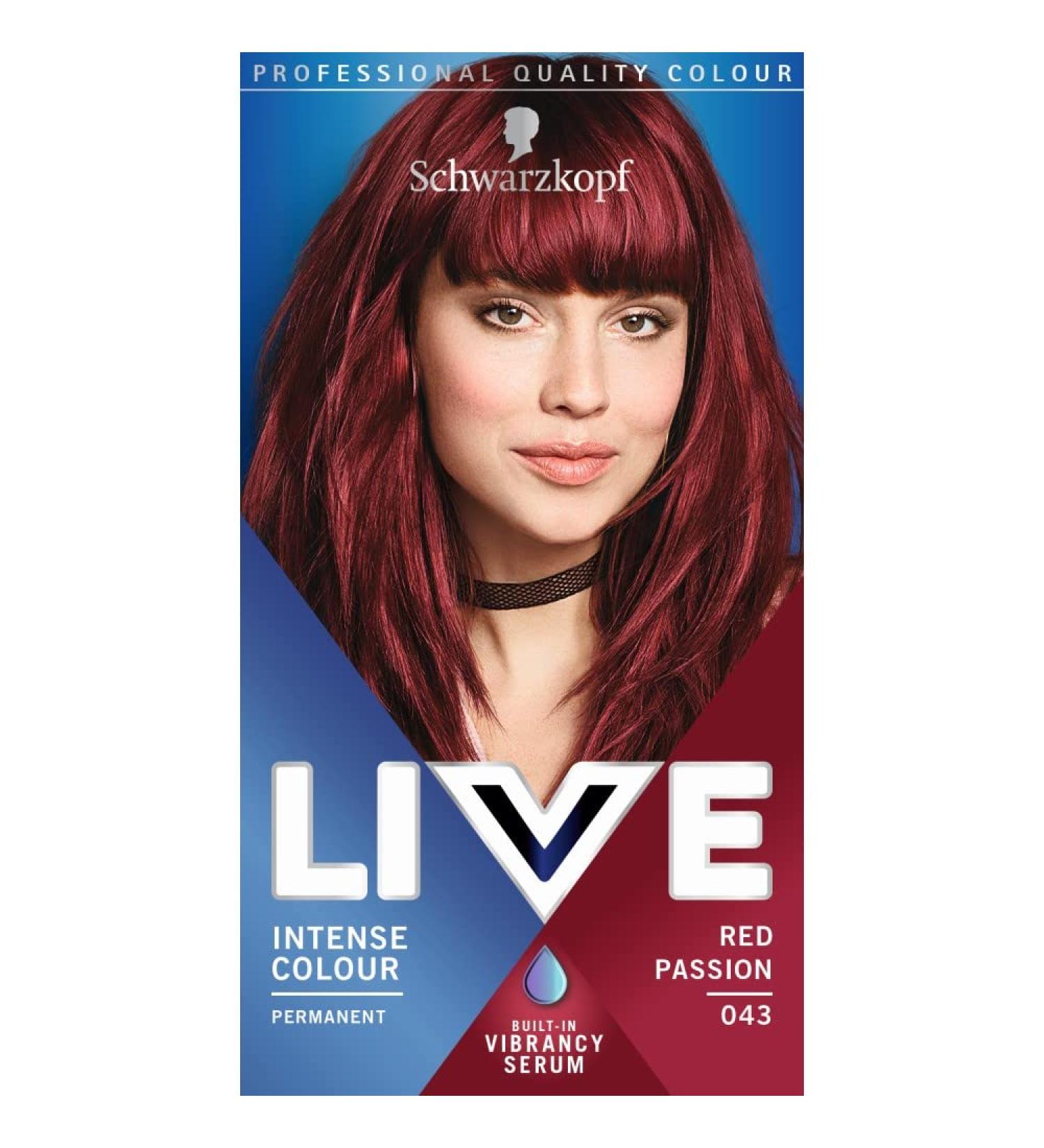 Schwarzkopf Live Color XXL HD Intense Red Passion Permanent Hair Dye - 1 Count - Buy Online on GoSupps.com