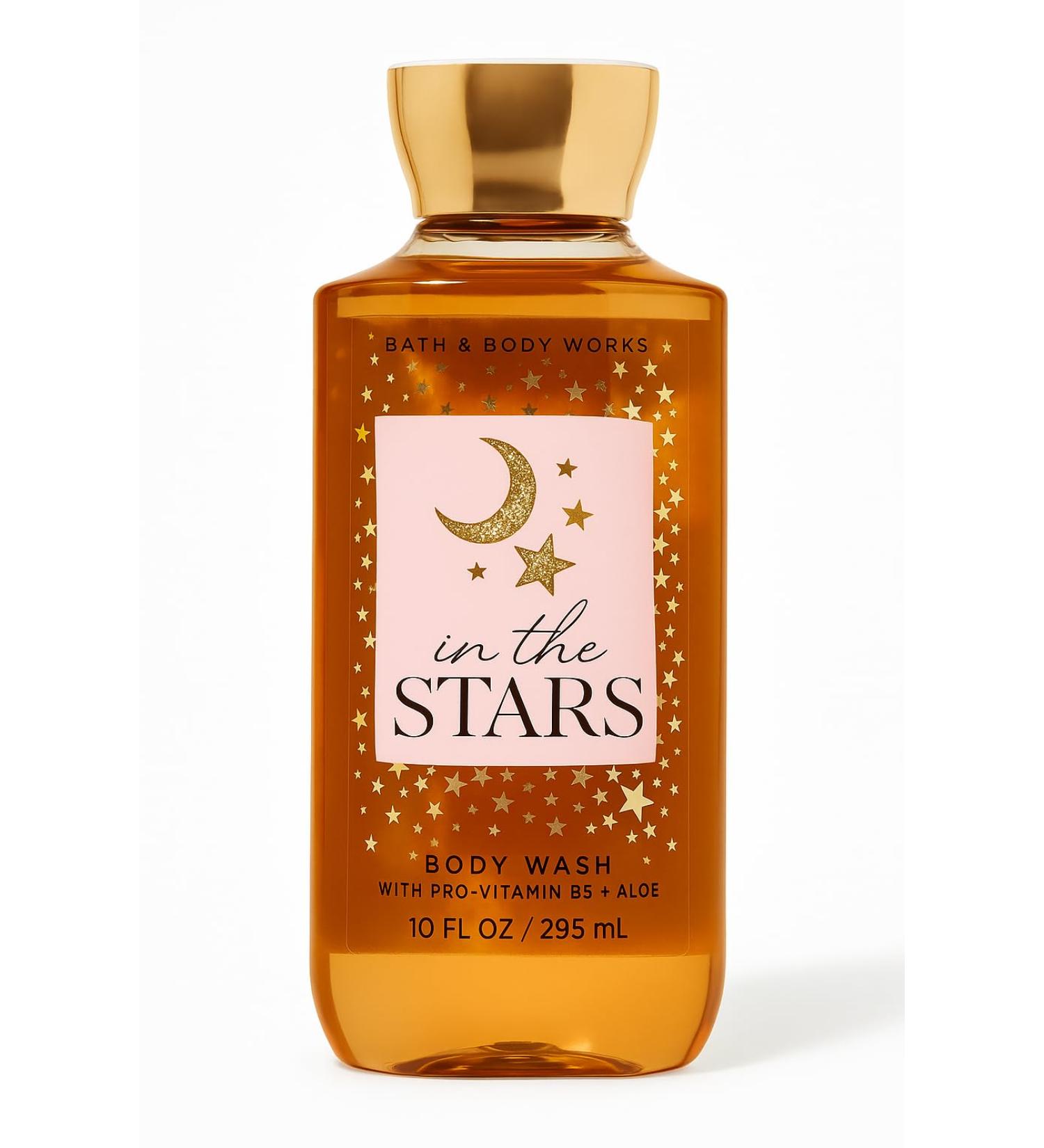 Bath & Body Works In the Stars Body Wash 10 fl oz with Pro-Vitamin B5 + Aloe Starflower Sandalwood & Amber Scent