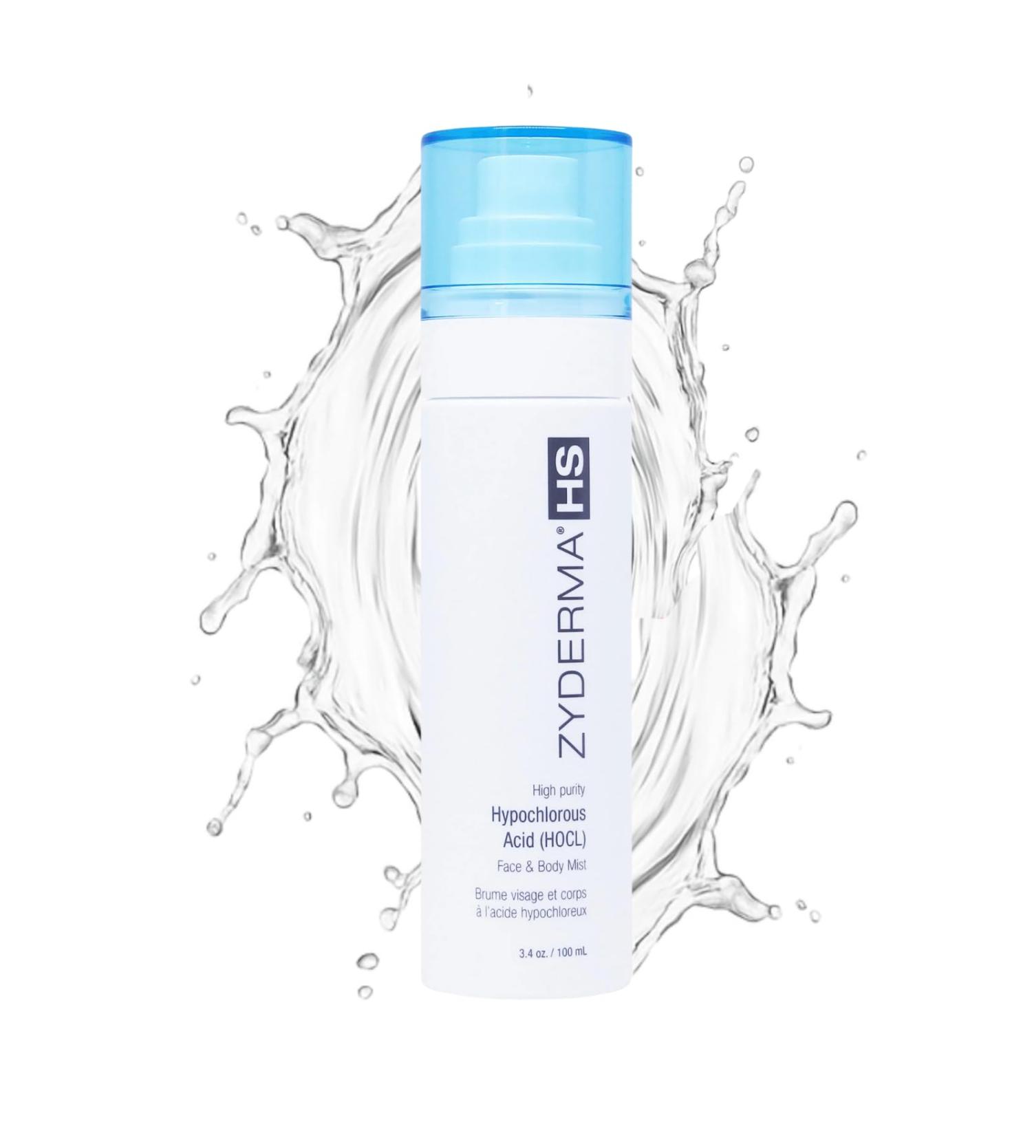 Zyderma Face & Body Mist HOCl Facial Mist for Sensitive Skin Redness Irritation Soothes Skin Fine Mist Spray for Post-Workout Tattoos Daily Skin Repair Solution 3.4oz - Buy Online on GoSupps.com