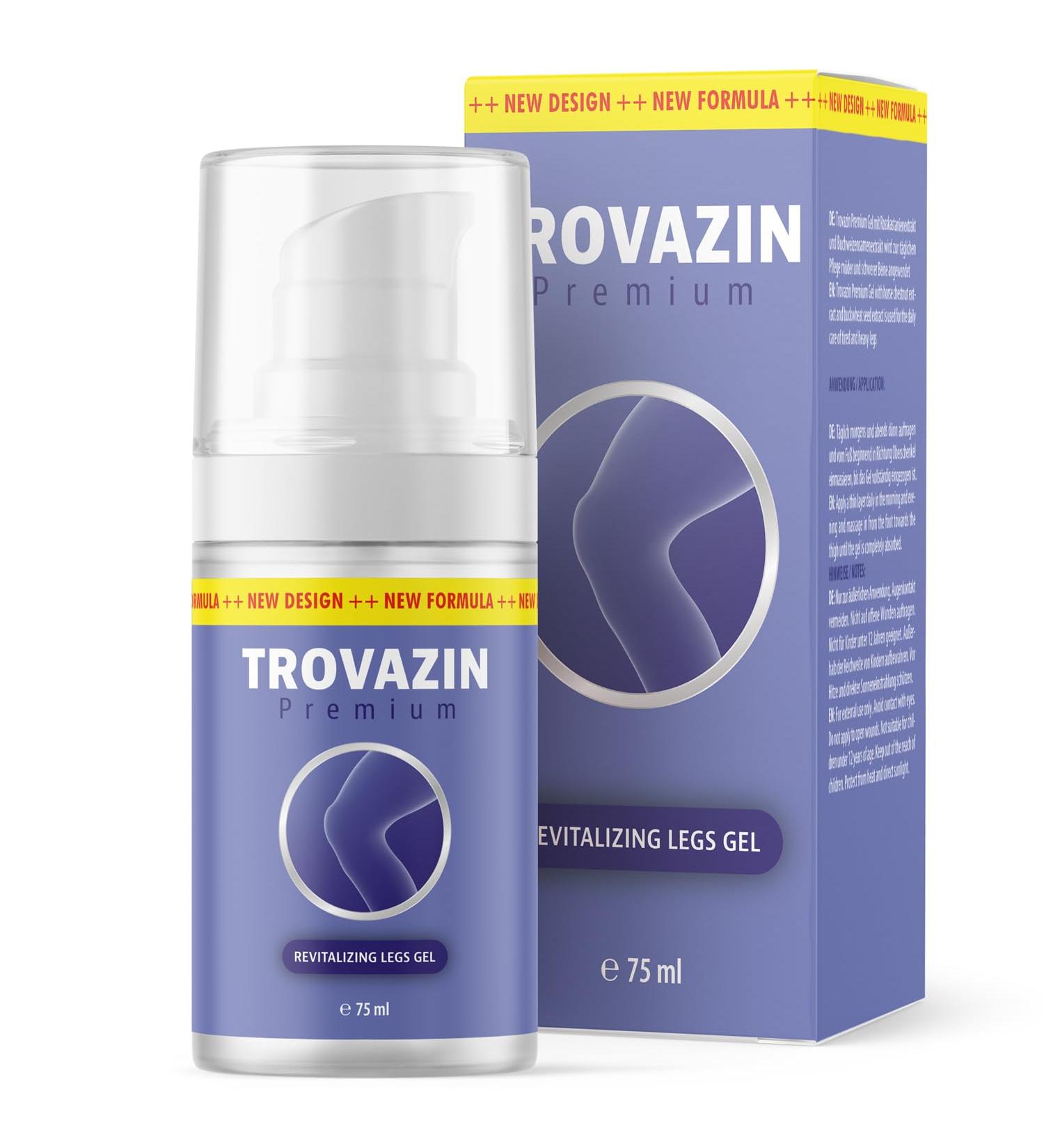 Trovazin Premium Gel | Avec des ingr dients pr cieux | P n tre rapidement & compl tement | 75ml | 1x