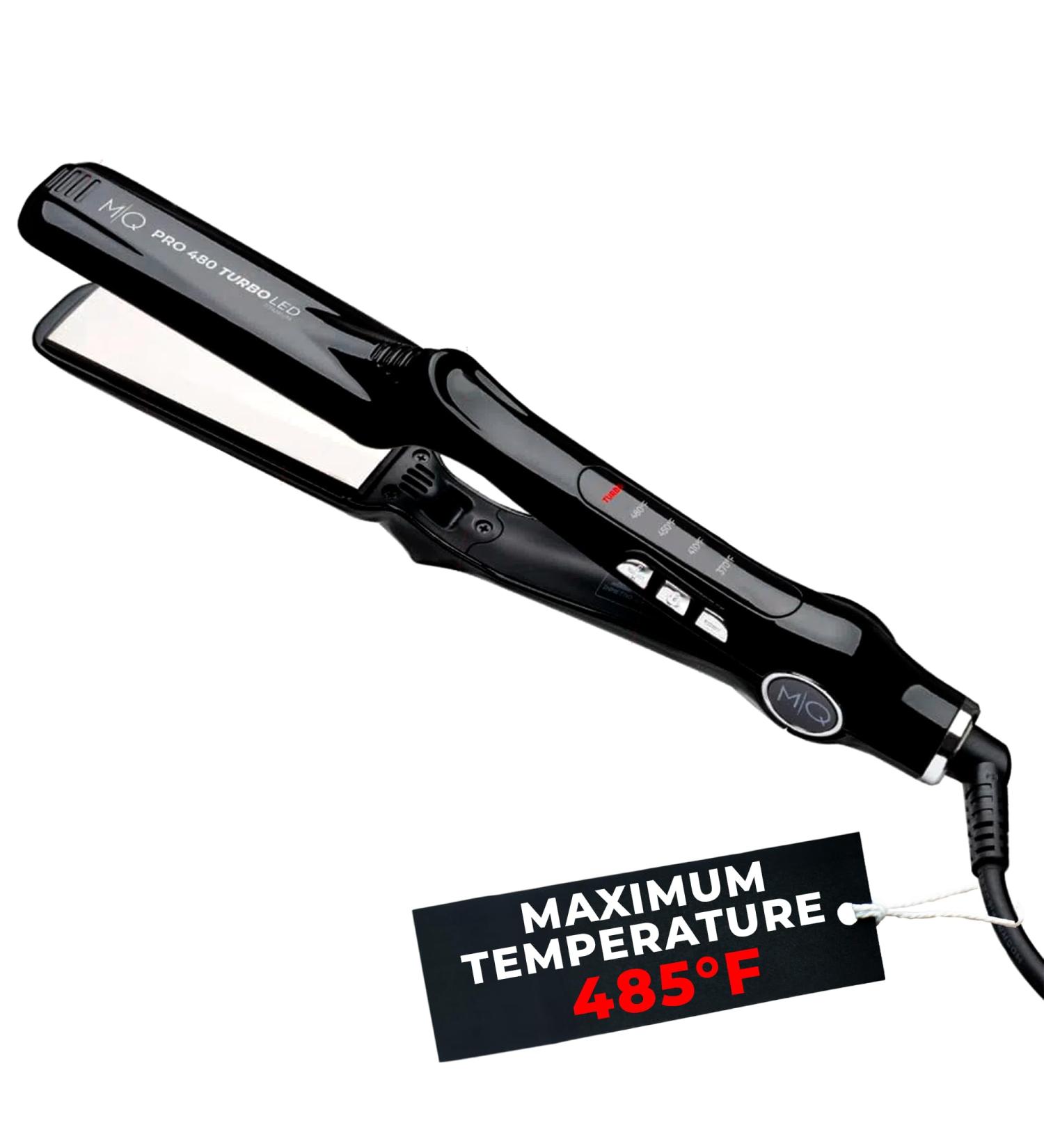 Professional Titanium Flat Iron 480 F - MQ Hair | Ultra-Smooth Bivolt Design Perfect Straightening - Buy Now - Buy Online on GoSupps.com