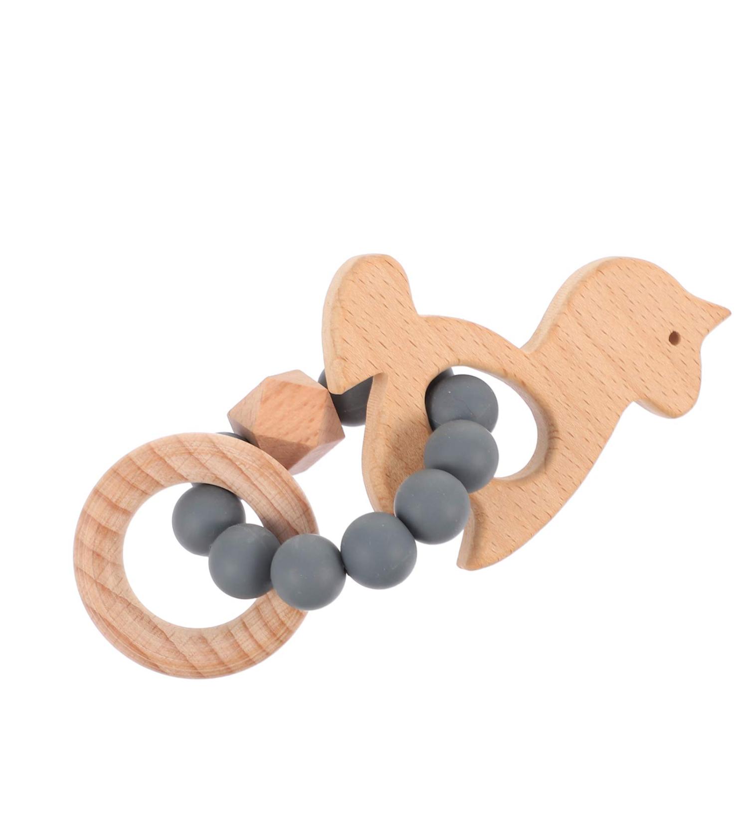 Healifty Silicone Rabbit Chew Training Teether for Baby Molar Relief - Dark Blue 10x6.5x2cm - Buy Online on GoSupps.com