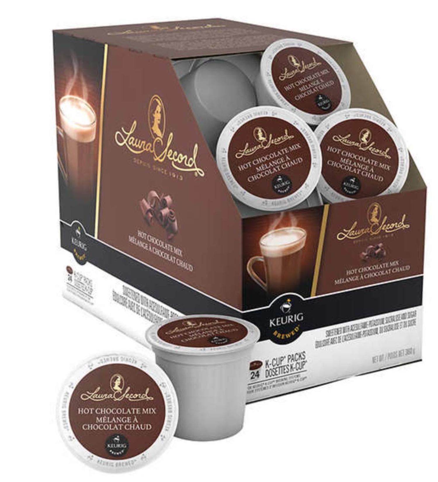 Laura Secord Hot Chocolate Mix 96 K-Cup Pods