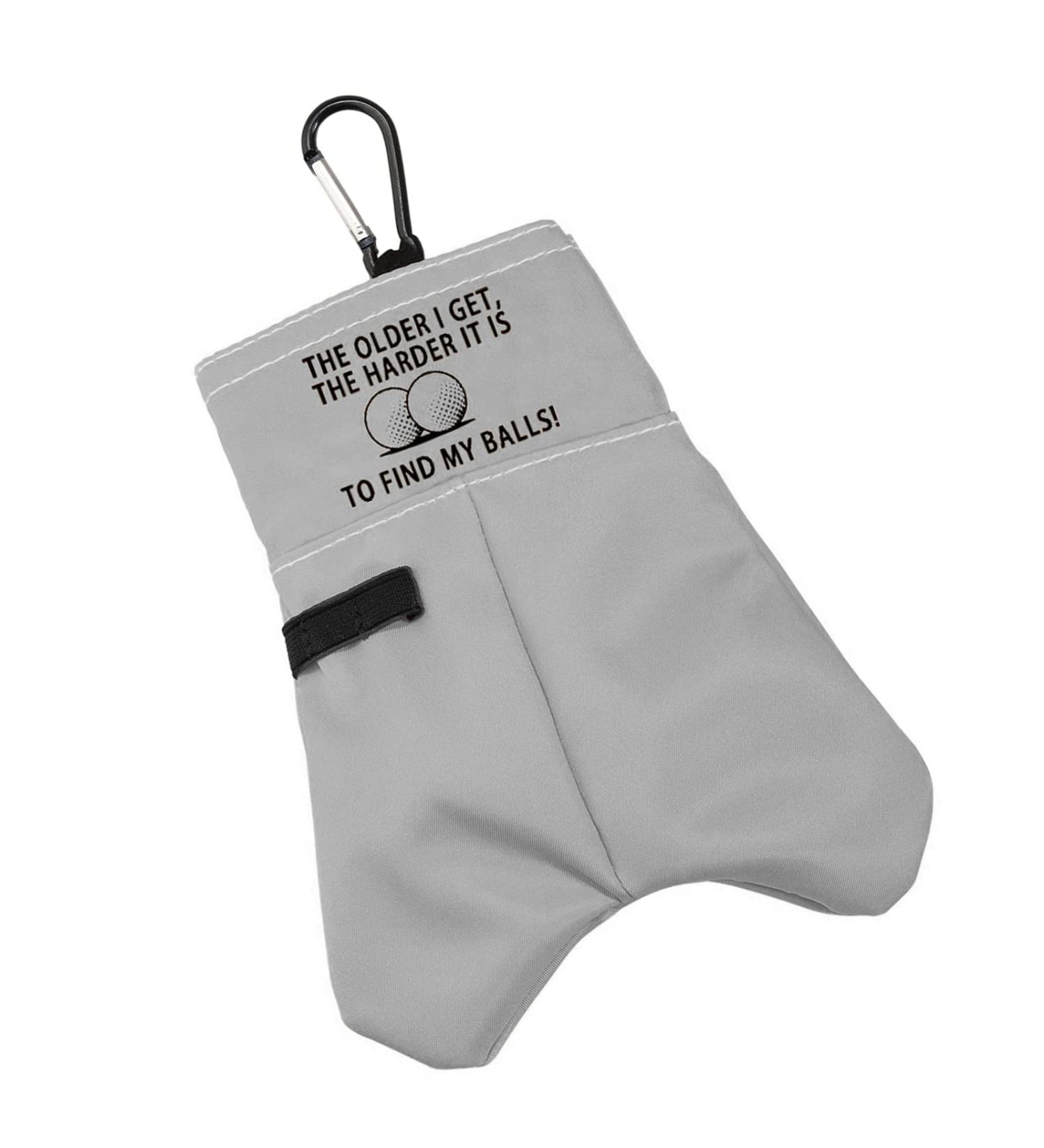 BLUPARK Funny Golf Ball Storage Bag for Grandpa Dad - The Older I Get, The Harder It is to Find My Balls - Buy Online on GoSupps.com