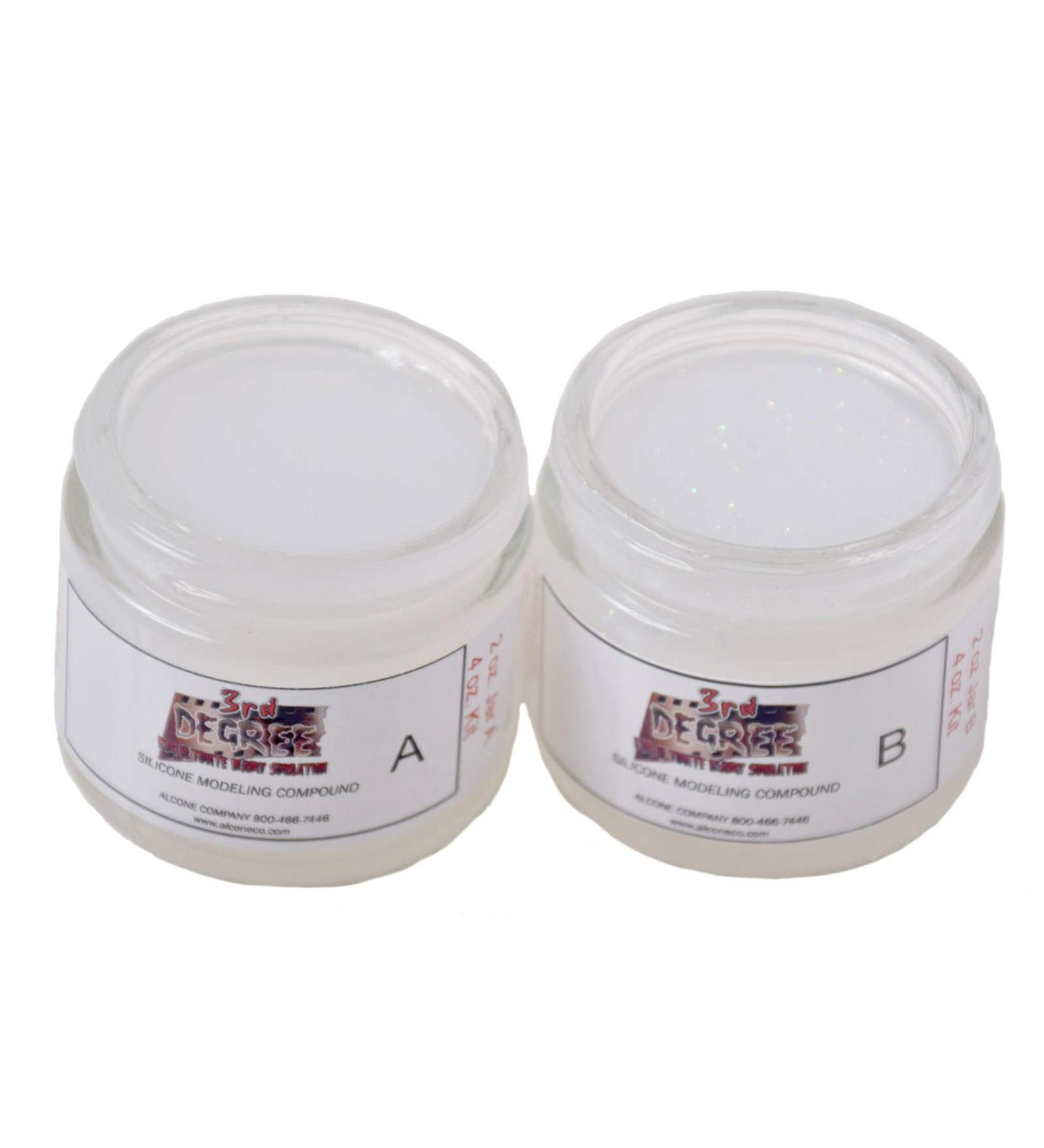 3rd Degree A Silicone Molding Compound Wound Scar Prosthetic SFX Simulation Clear 2oz
