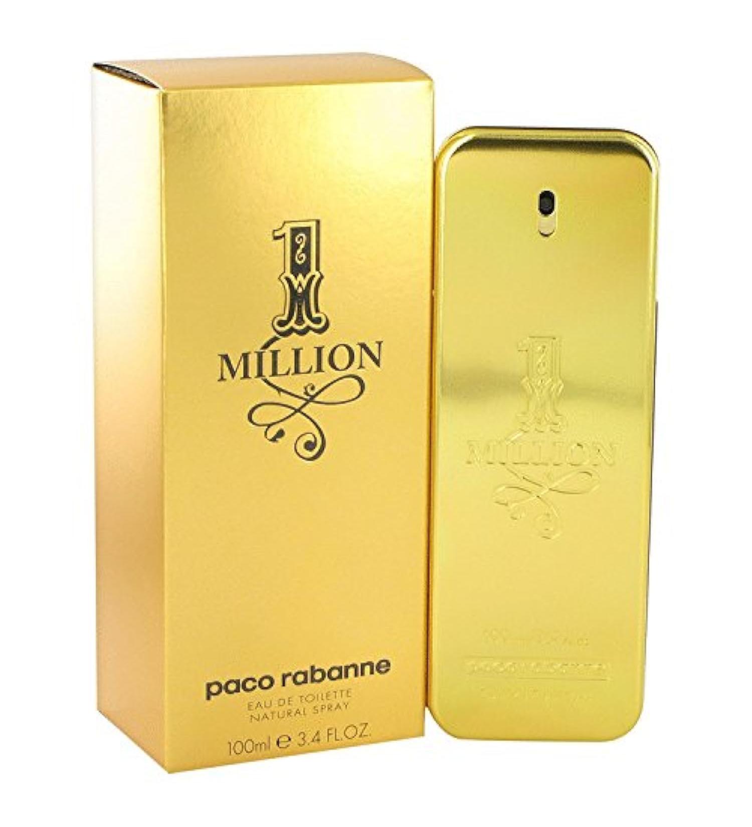 Paco Rabanne 1 Million Eau De Toilette Spray 3.4 oz Men - Buy Online on GoSupps.com