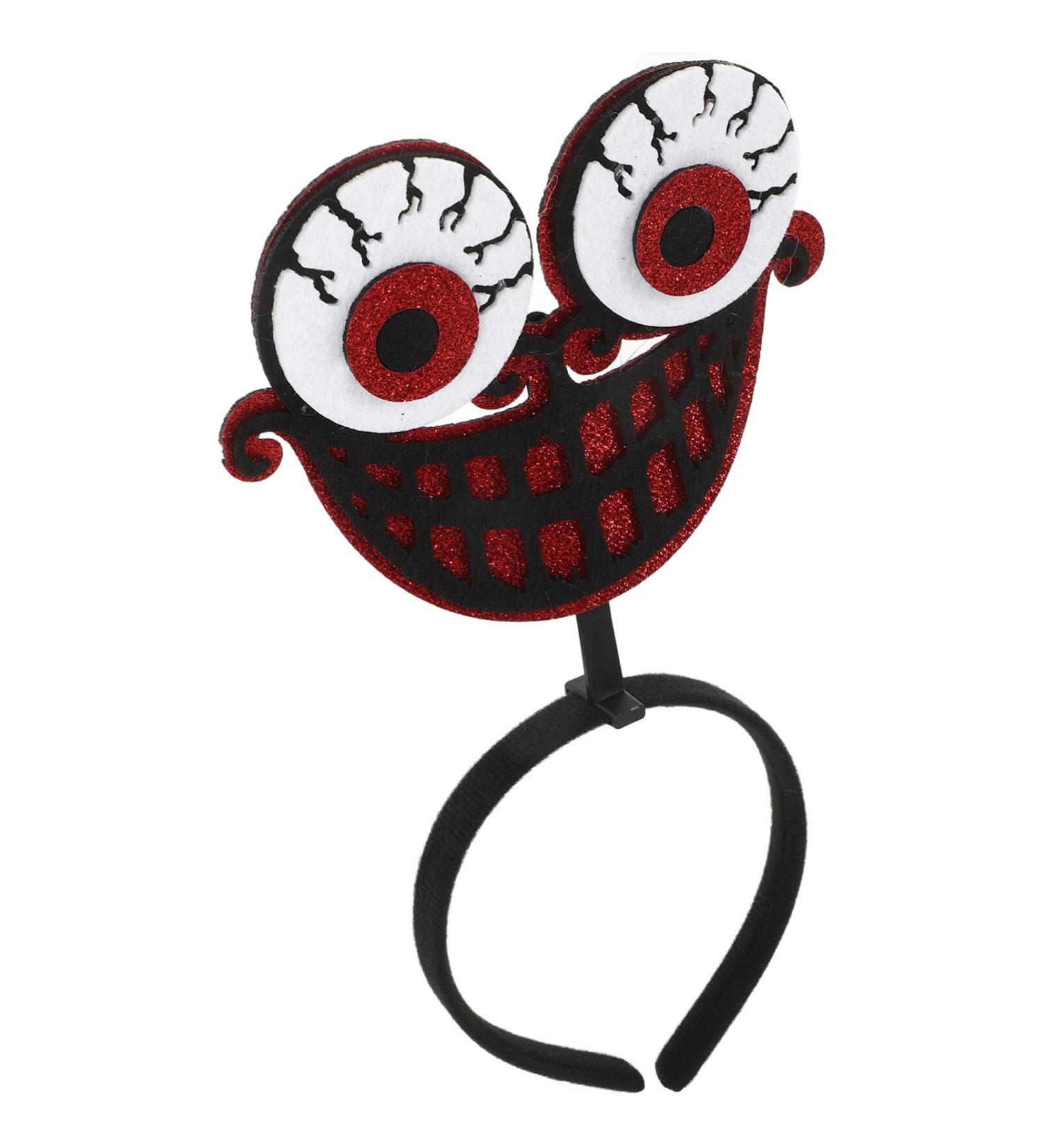 SAFIGLE Alien Eyeball Headband Toy Stretchy Plush Eyeball Headband Horror Eye Plush Alien Monster Headband for Party Cosplay Halloween Headpiece - Buy Online on GoSupps.com