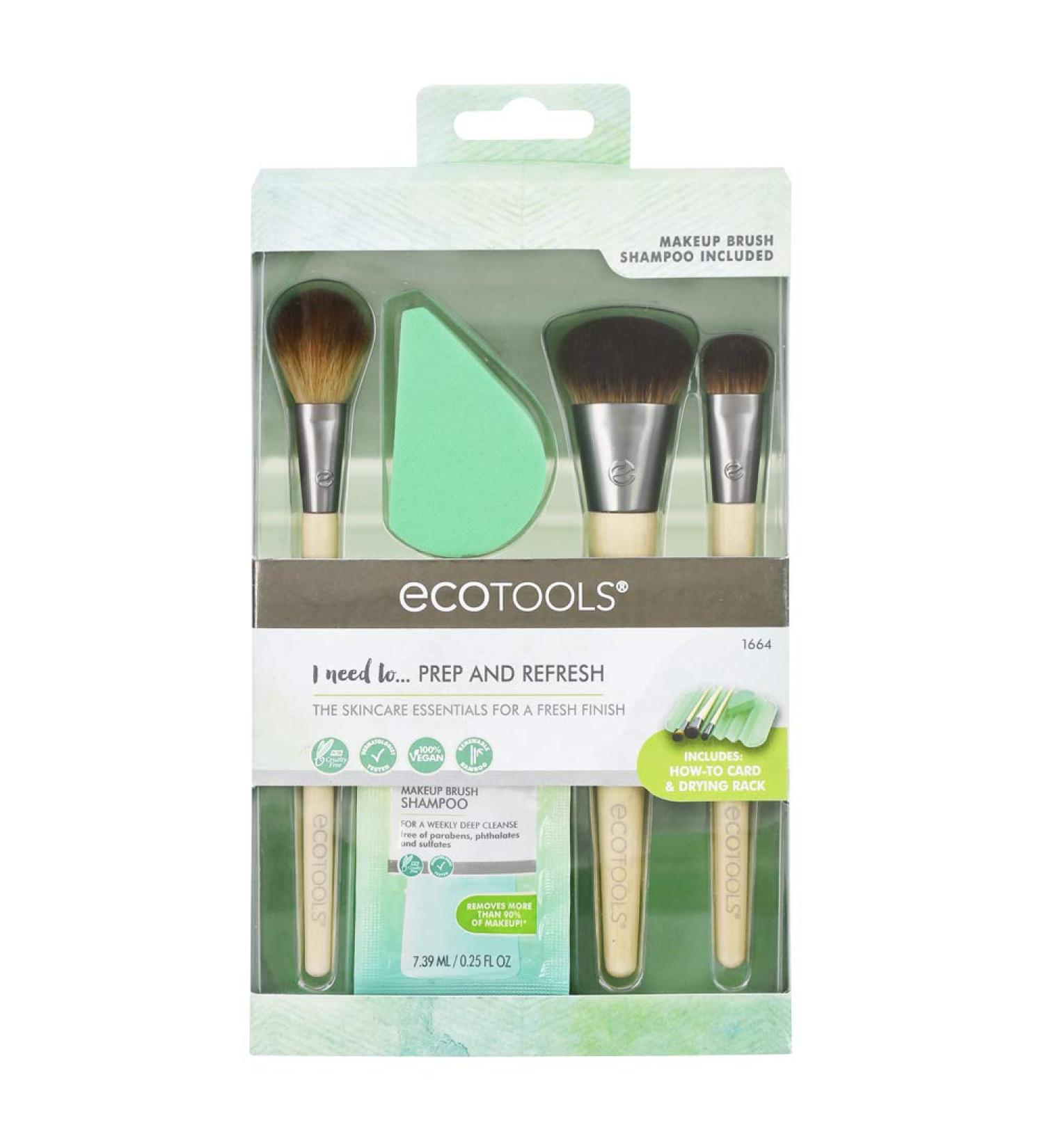 EcoTools Prep and Refresh 6-Piece Beauty Kit | Eco-Friendly Makeup Essentials - Buy Online on GoSupps.com
