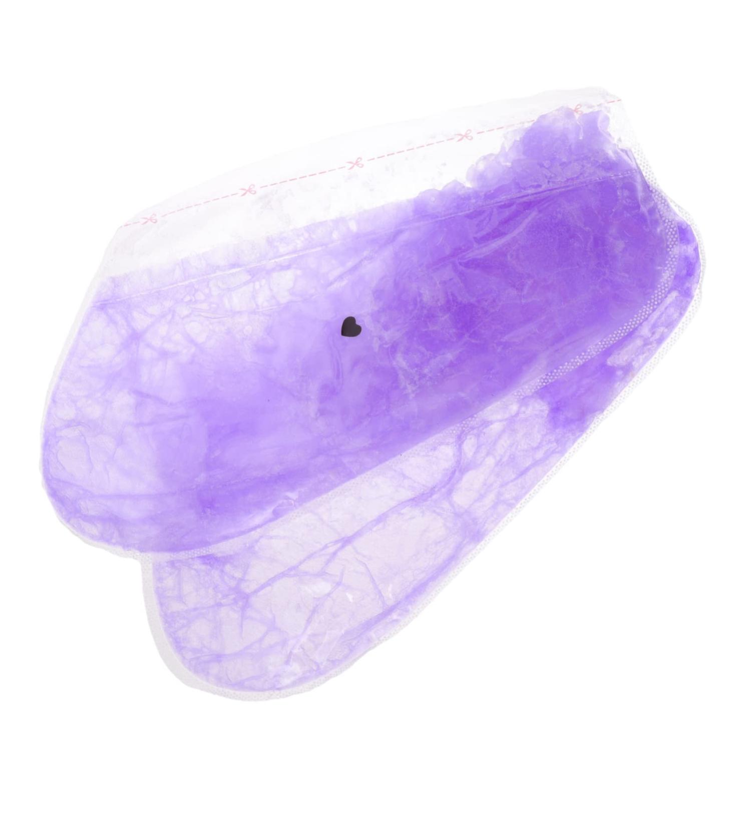 FRCOLOR 1 Pair Hand Wax Set Foot Wax Set Moisturizing Gloves Lotion Disposable Glove Foot Healing Gloves Whitening Foot Gloves DIY Wax Cover Paraffin Cover Paraffin Bags 33x19.2x0.8cm Violet - Buy Online on GoSupps.com