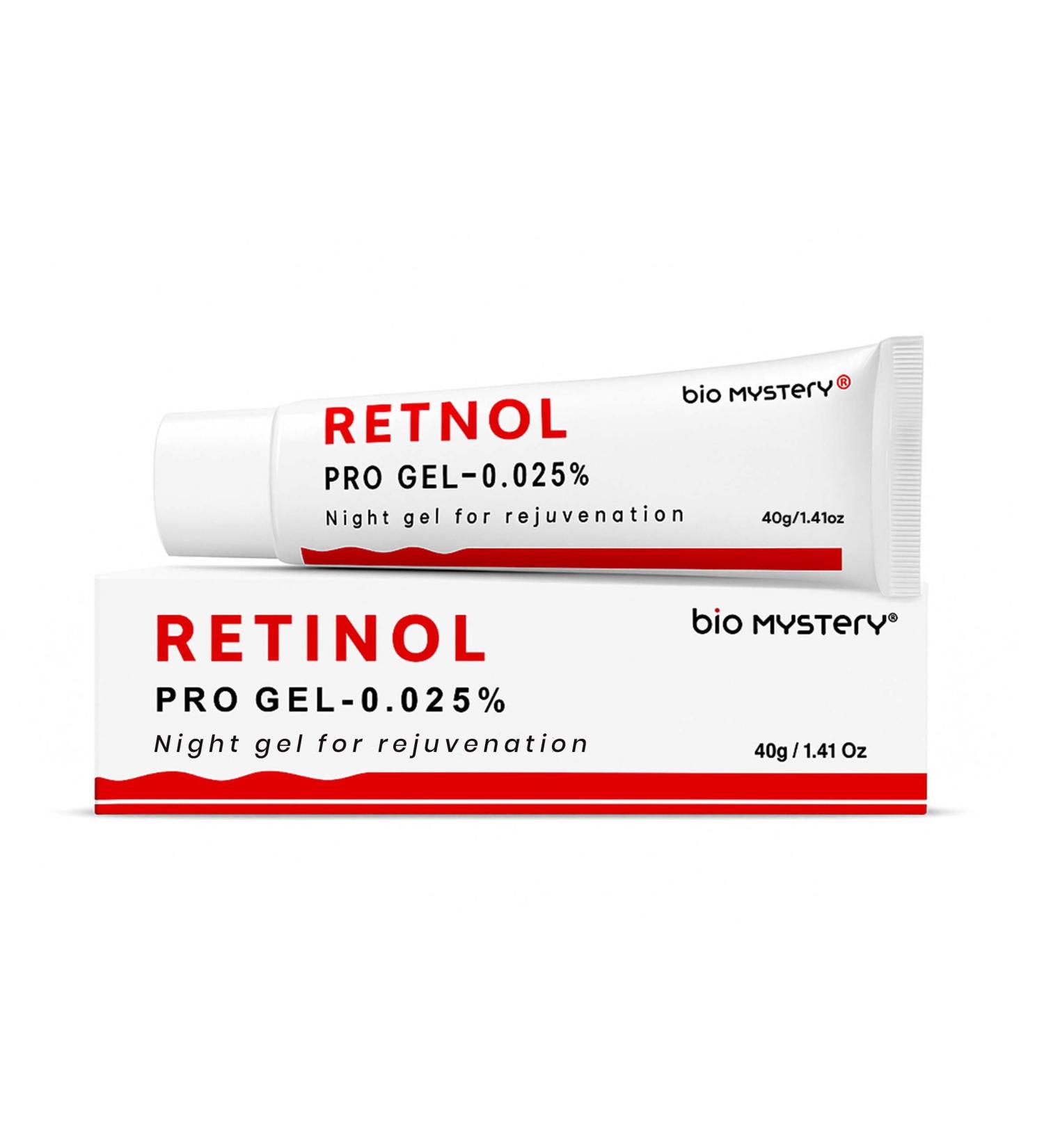 Bio Mystery Retinol Pro Gel 0.025 (40 Gram/1.41Ounce) - Buy Online on GoSupps.com