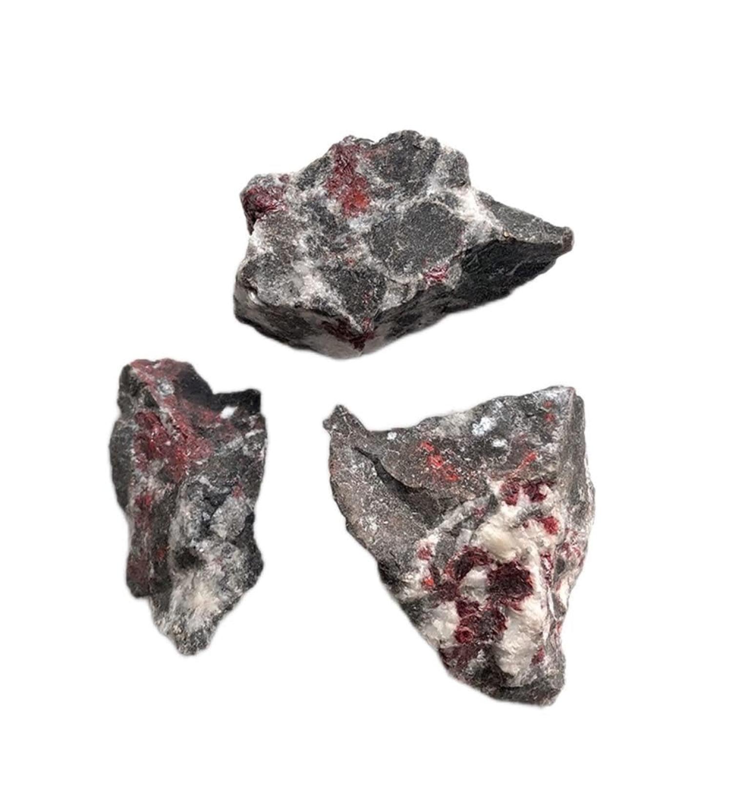 Beautiful Natural Raw Gemstone Rough Crystal Cinnabar Stone 30G-110G 1pc (Color : Burgundy Size : 30G-45G) 30G-45G Burgundy