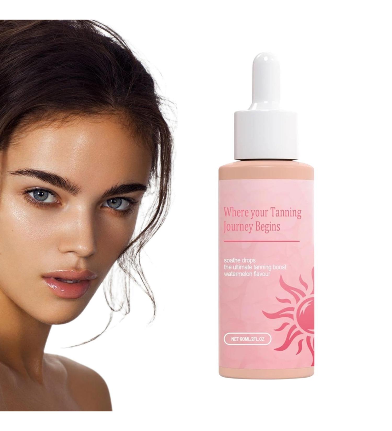  G n rique Sun Drops Tanning 60 ml Sunless Bronzing Solution Streak- Instant Glow Hydrating -Tanner Drops Natural Look for All Skin Tones and Types More Women - Buy Online on GoSupps.com