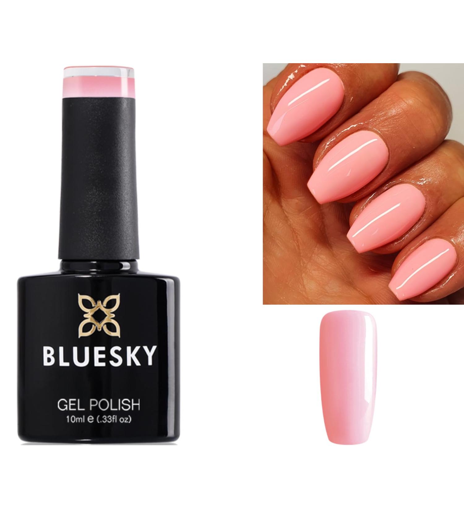 Bluesky GEL POLISH SWEET PINK BRIGHT BABY PINK Nail DC59 UV LED Soak Off 10ml - Buy Online on GoSupps.com