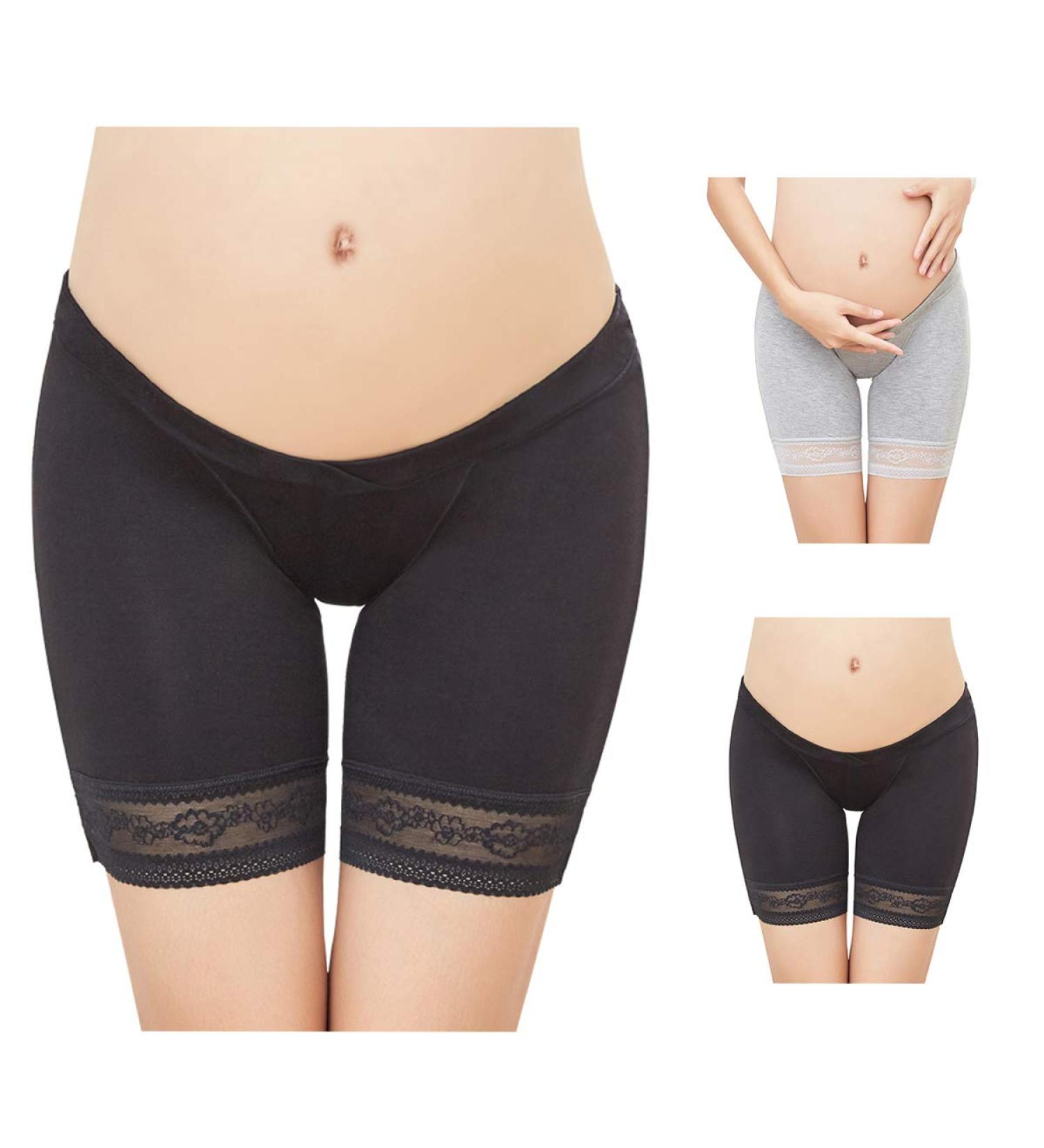 FEOYA Maternity Safety Shorts 2pcs XL (110-132 lb) High Elastic Cotton Low Waist - Buy Online on GoSupps.com
