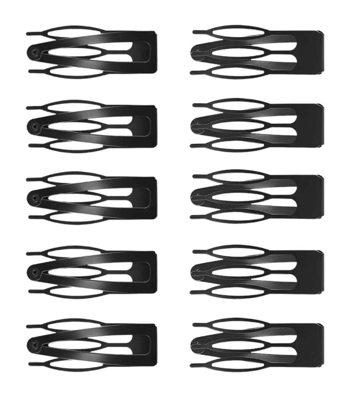 New 2025 10Pcs Double-Grip Hair Clips Metal Snap Barrettes Hair Styling Tools For Women New For Fashion Hair Accessories Jewelry Fashion Accessories Creative Gift - Buy Online on GoSupps.com