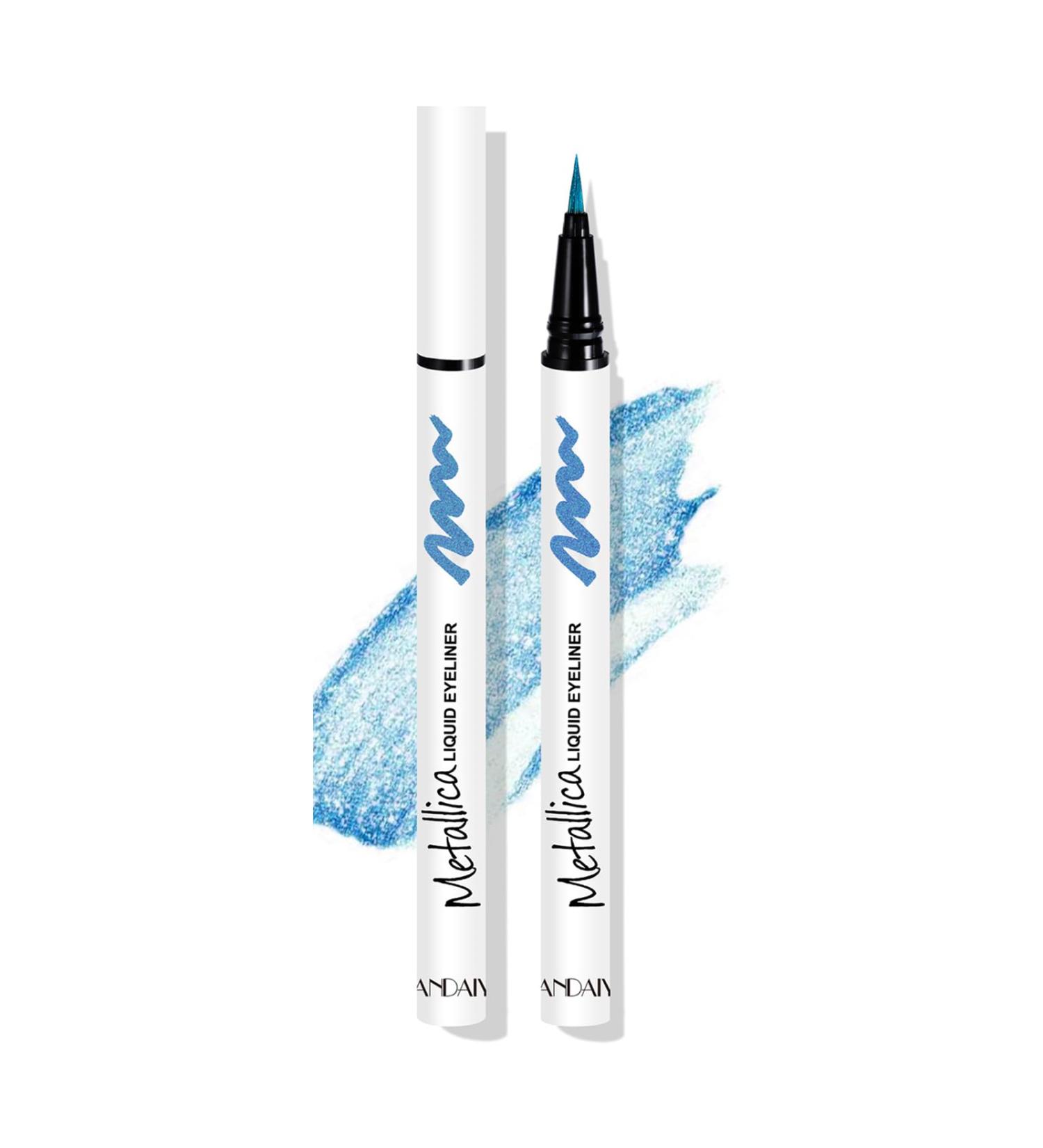 Waterproof Glitter Liquid Colored Eyeliner Colorful Eye Liners for Women Waterproof Smudge Proof Eyeliner Pen Personalized Highlight Makeup 05 - Buy Online on GoSupps.com