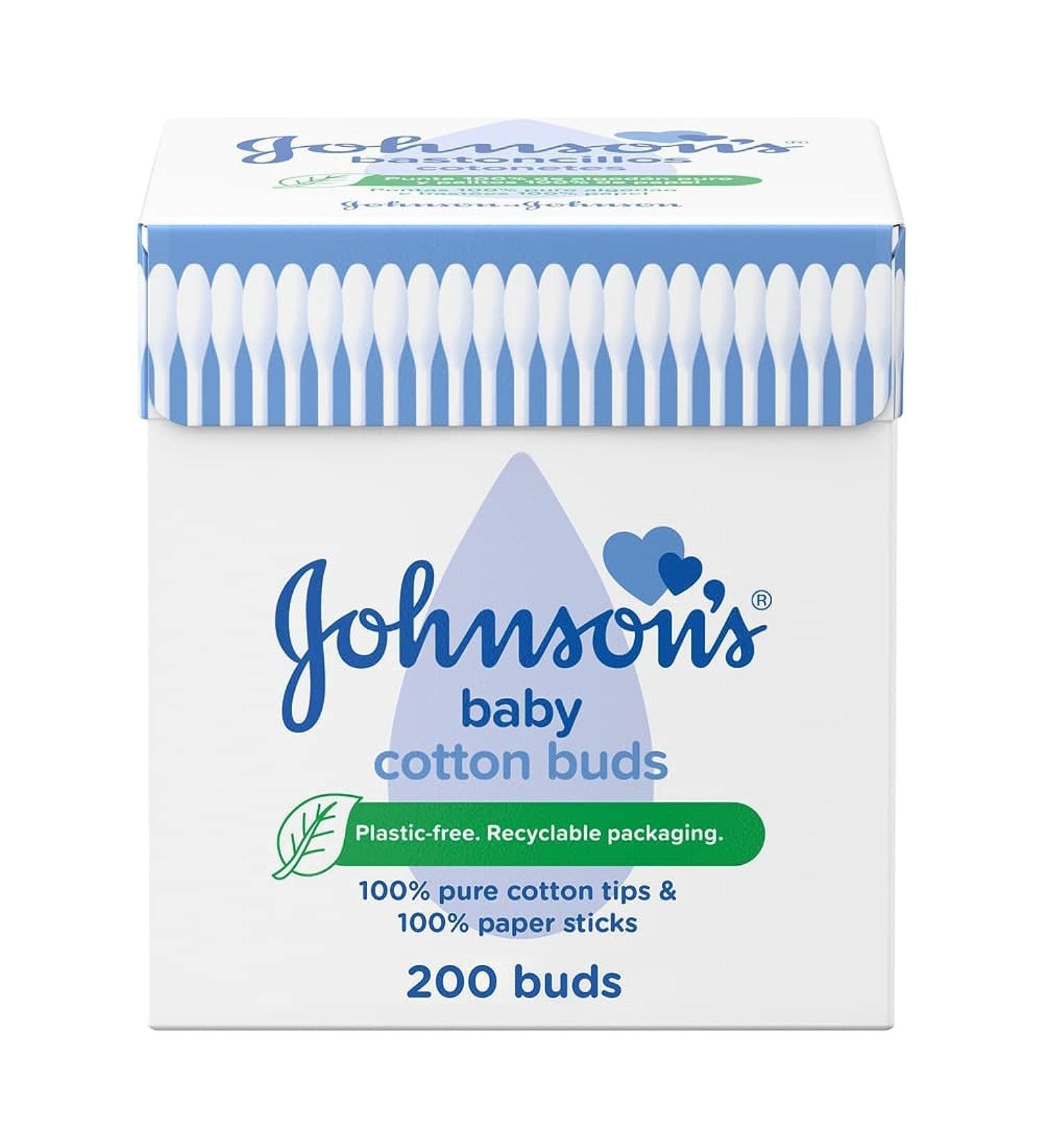 Buy Johnson's Baby Cotton Knops - Gentle & Safe for Babies | International Shipping Available - Buy Online on GoSupps.com