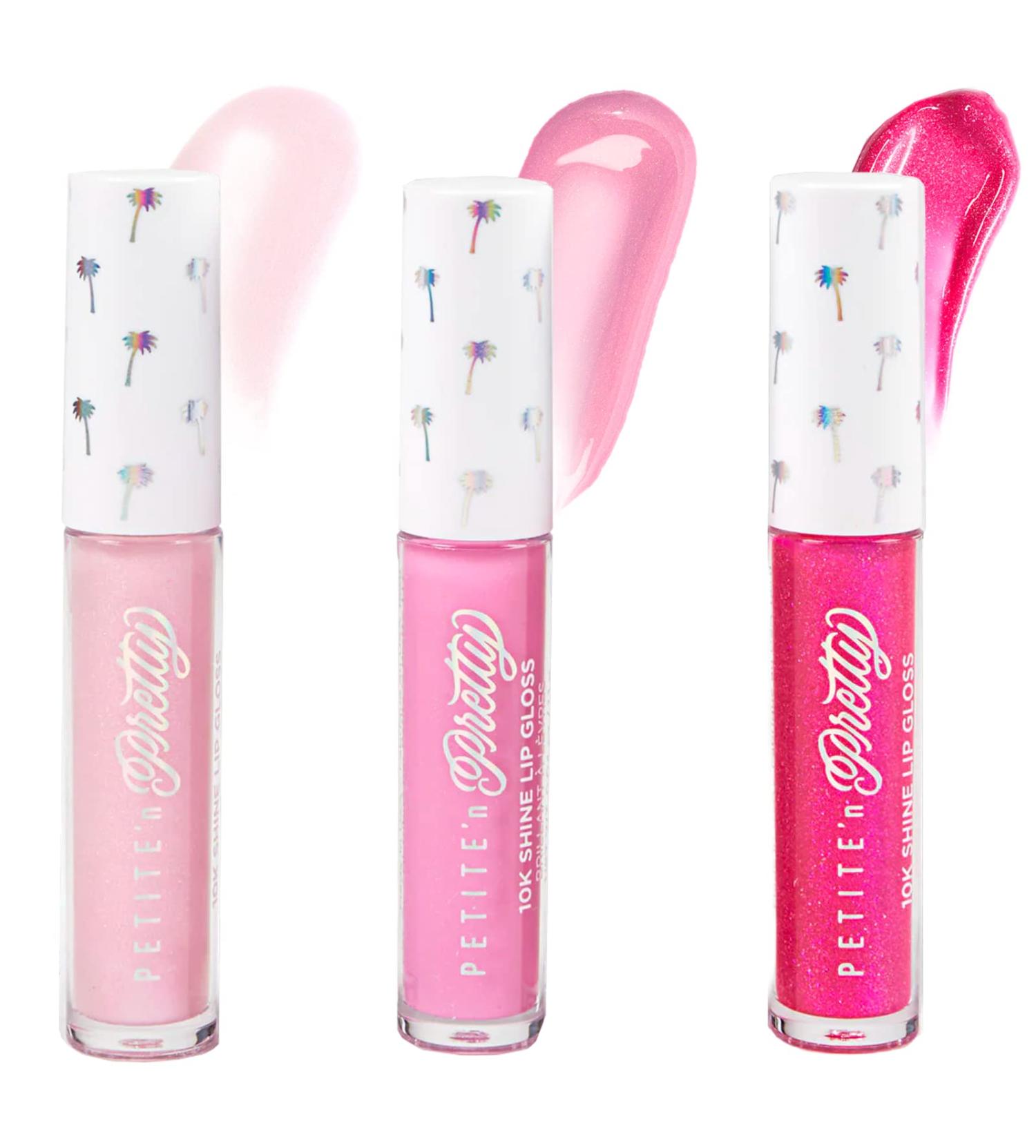 Petite 'N Pretty Snow-Glowed Lip Gloss Trio | Travel-Size 10K Shine for Kids, Tweens & Teens - Non-Toxic & Made in USA - Buy Online on GoSupps.com