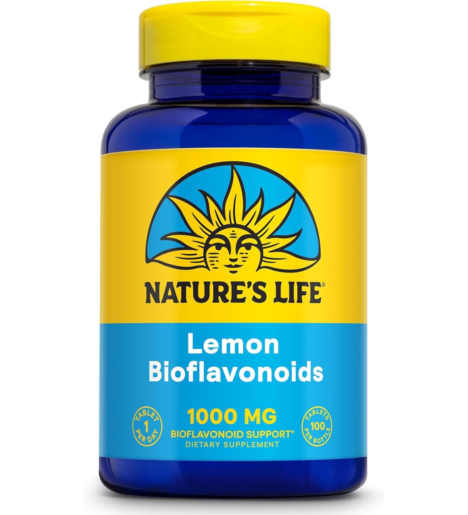 Nature's Life Bioflavonoids 1000 mg - 100 Tablets | Premium Antioxidant Support - Buy Online on GoSupps.com