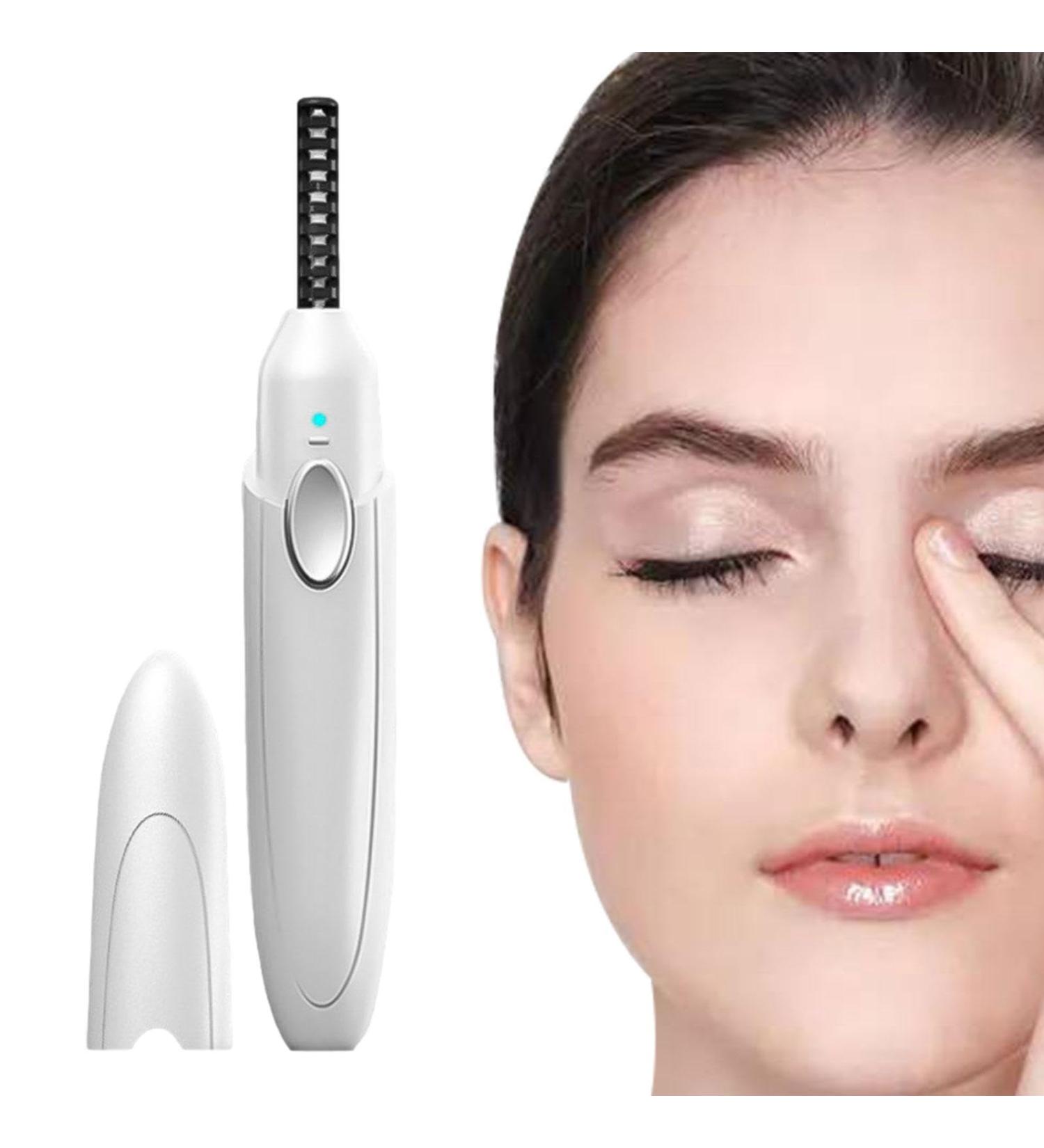 kivrimlarv Electric Eyelash Curler - USB Rechargeable Warmer | USB Wand Curler with Ergonomic Design Quick Warm-Up Three- Temperature Contro - Buy Online on GoSupps.com