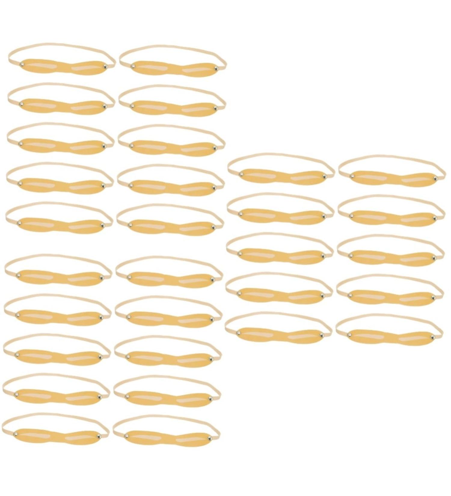 Housoutil 30 pcs Beginner Eyebrow Skin Practice Fake Silicone for Headband Professional Supply - Buy Online on GoSupps.com