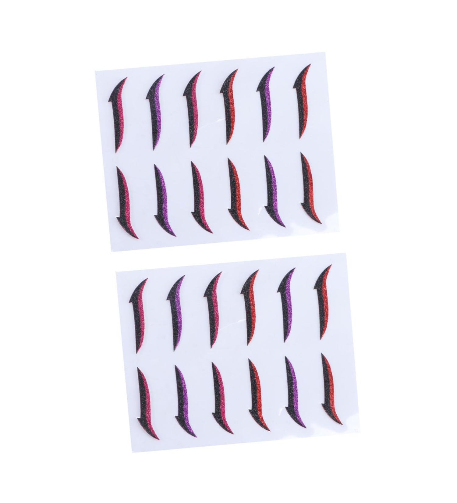 DOITOOL 12 Pairs Glitter Eyeliner Stickers Eye Lift Strips Invisible Eye Line Strips Woman Eyes Eye Patch - Buy Online on GoSupps.com