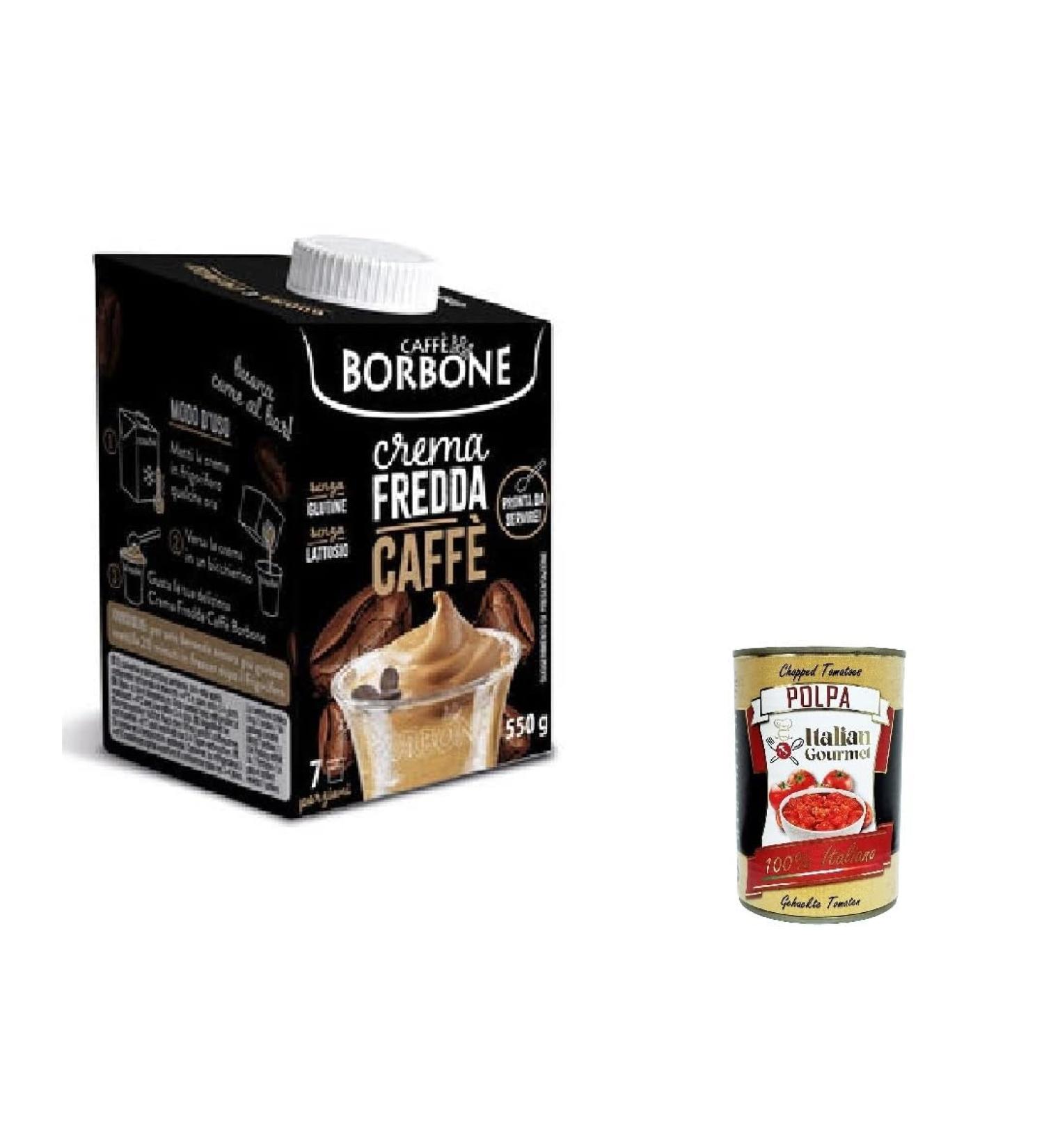  Italian Gourmet E.R. Italian Gourmet E.R. Set of 6 milk-based creams - Borbone - 550 ml + Italian Gourmet Polpa 400 g - Buy Online on GoSupps.com