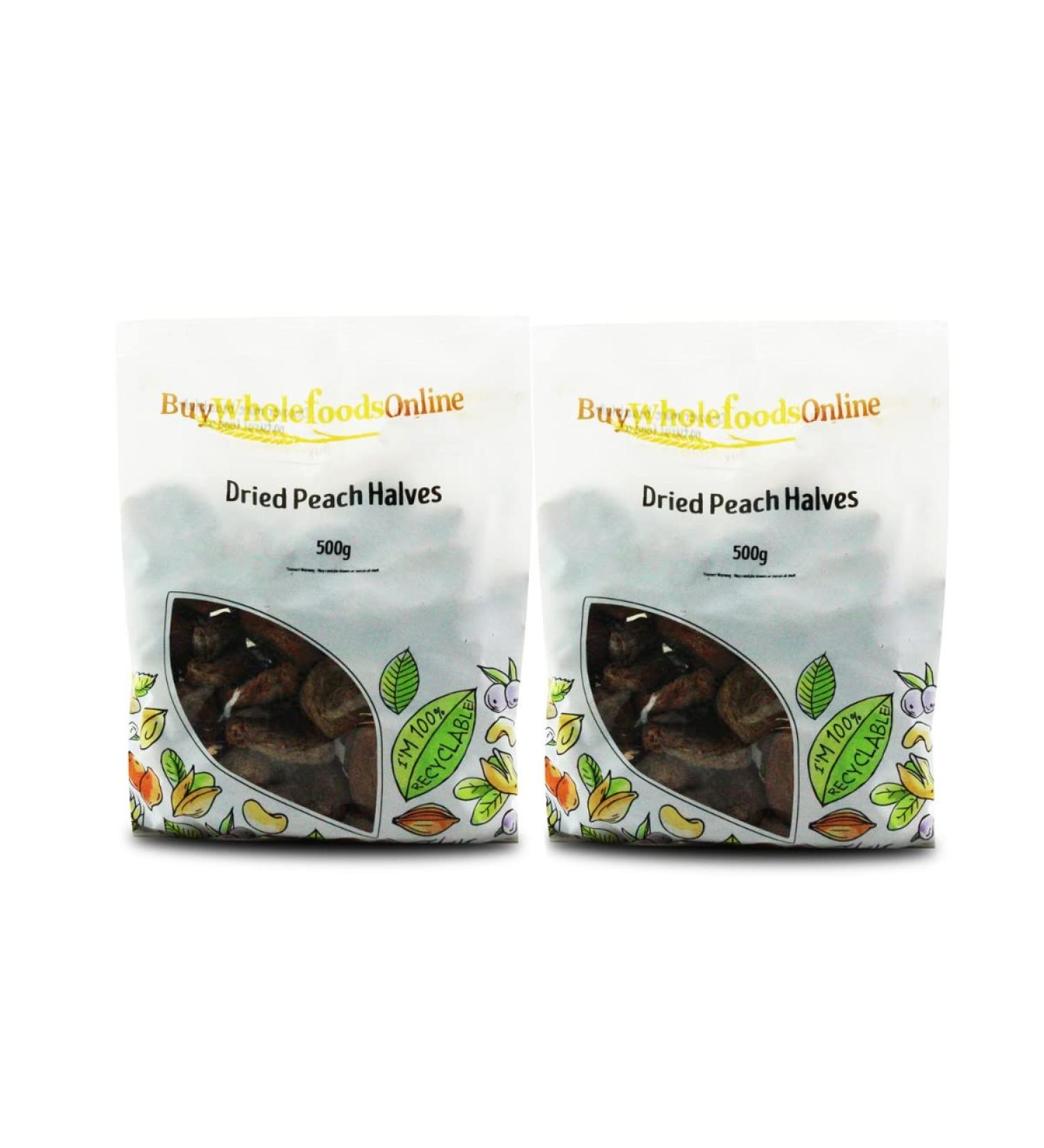 Peach Halves Dried 1kg (BWFO)